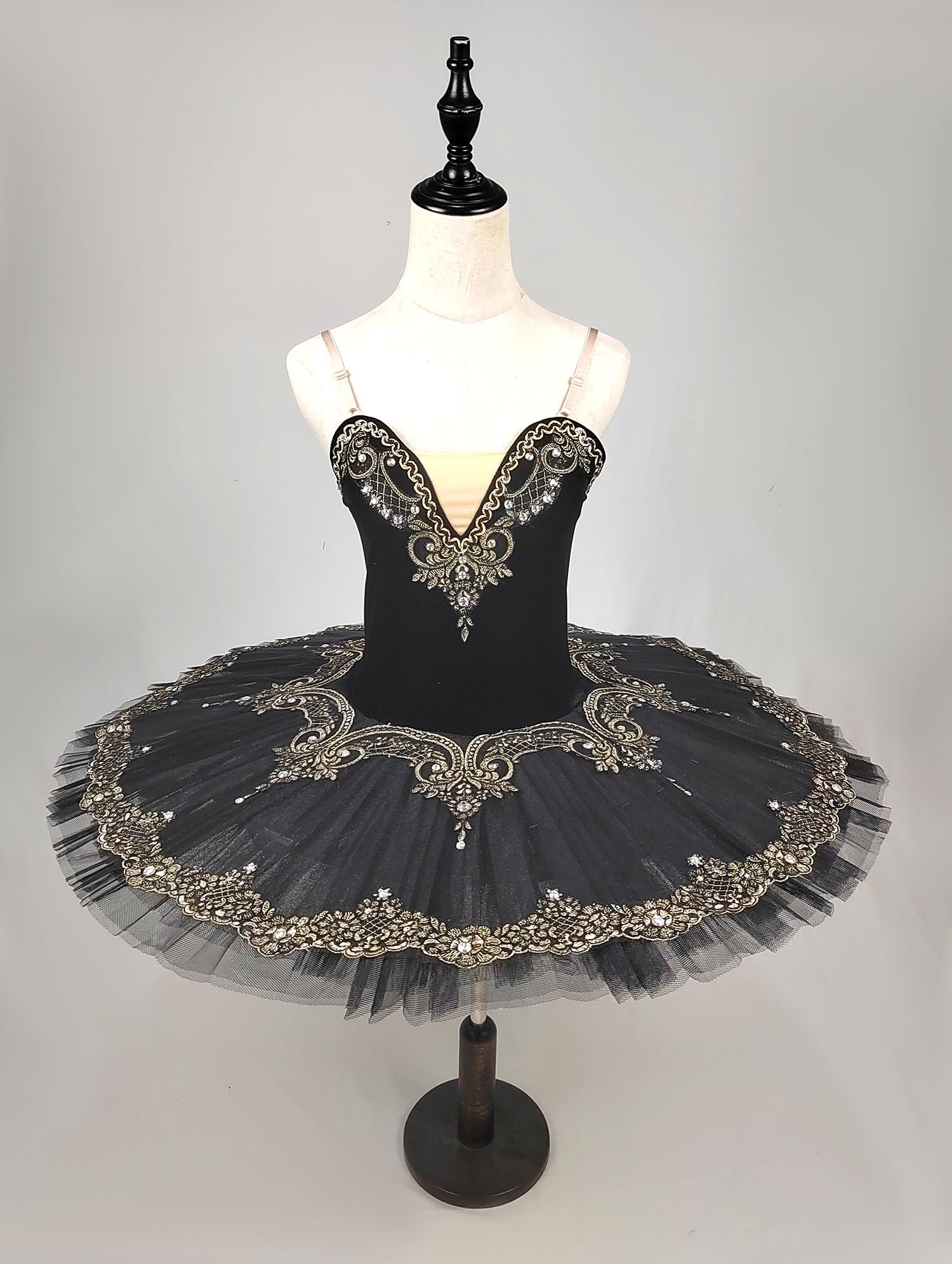 Swan Lake Ballet Tutu Dress for Kids & Women - White Competition Performance Skirt with Platter Design | Perfect for Dance Recitals, Ballet Shows, and Theatrical Performances