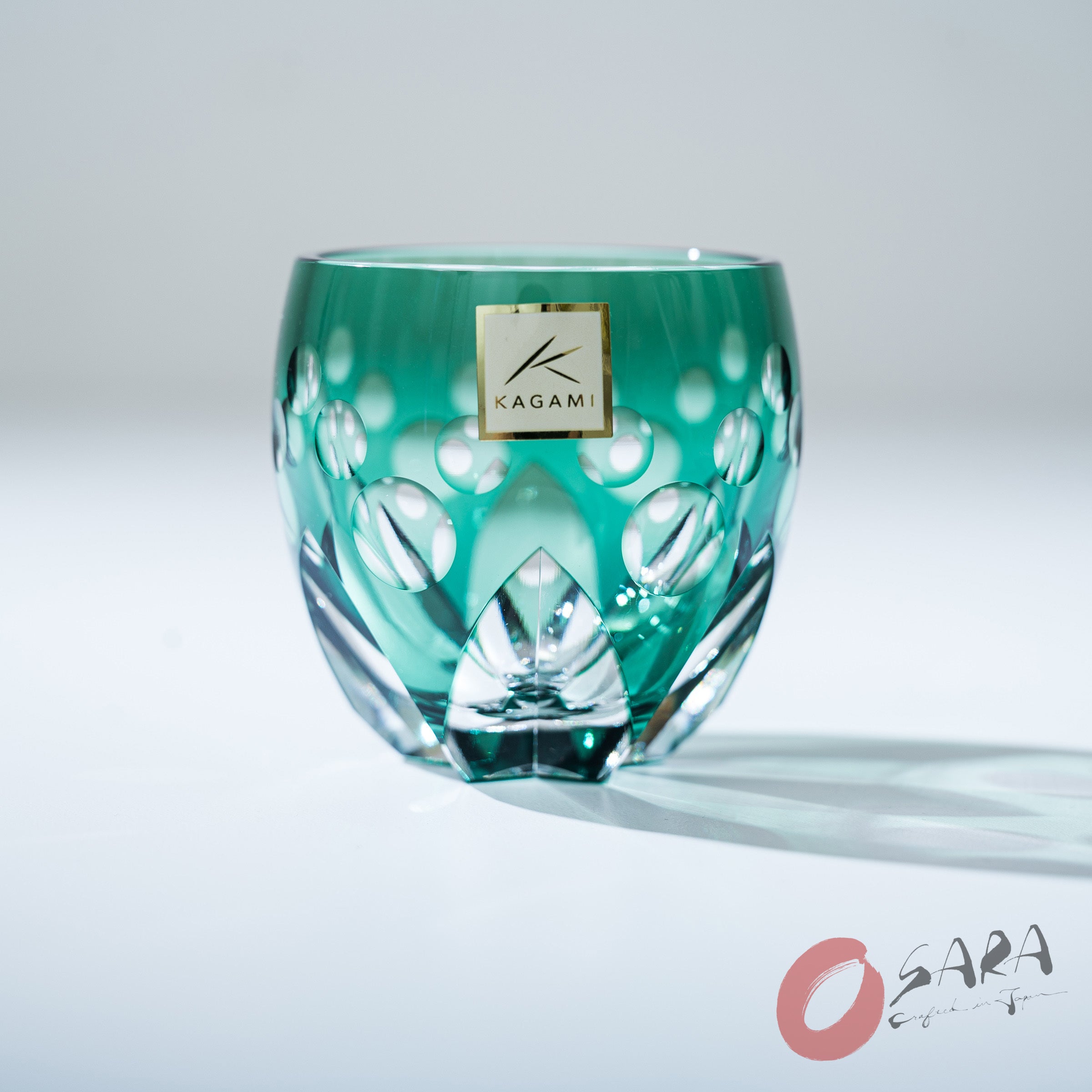 Premium KAGAMI Crystal Sake Glass Set - Elegant Narcissus Design for Japanese Sake, Wine & Cocktails | Perfect for Dining, Gifts & Special Occasions