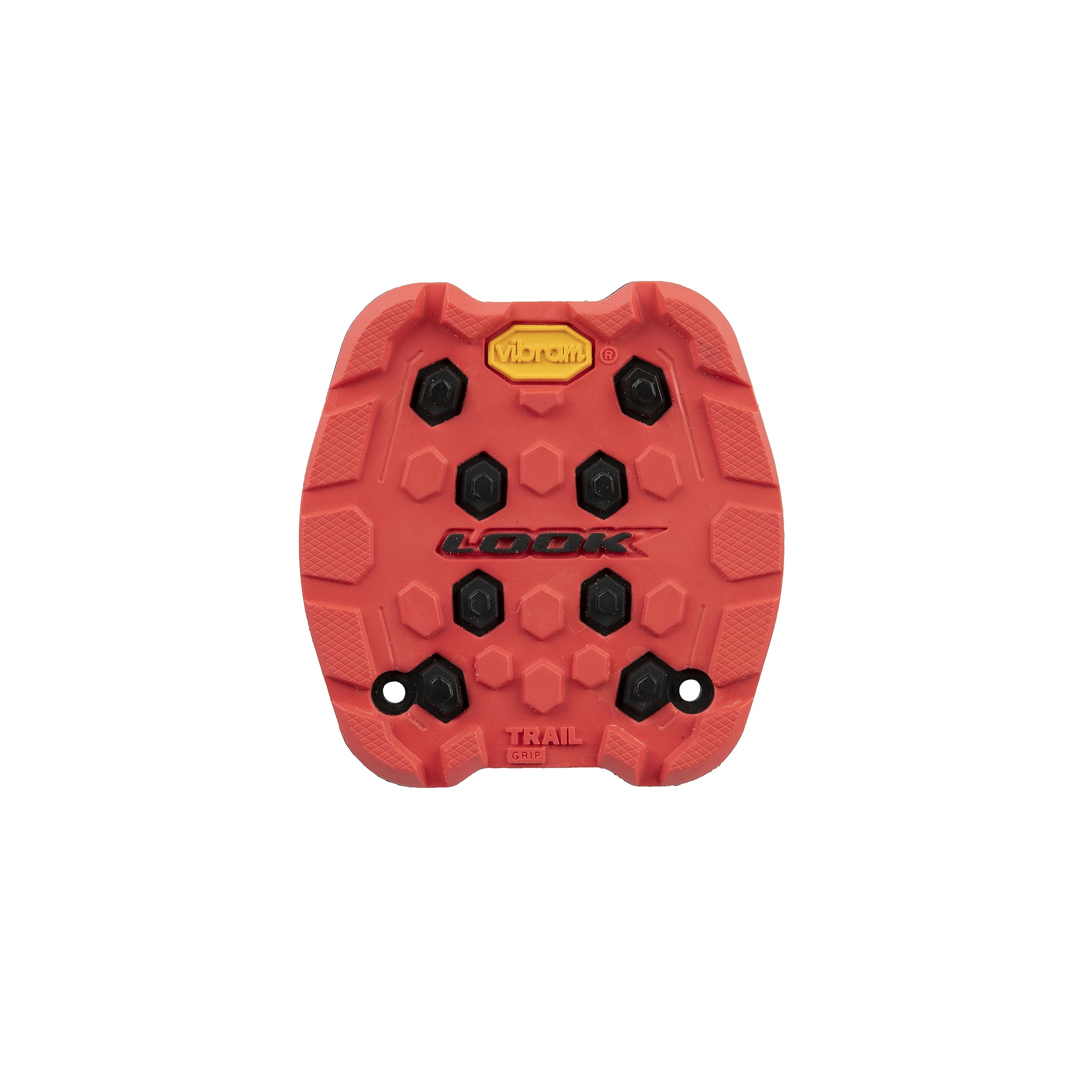 LOOK Cycle Geo Trail Grip MTB Bike Pedals - Flat Mountain Bike Pedals for Off-Road Cycling - Durable Non-Slip Design in Black/Red/Lime/Camo - Perfect for Trail Riding & Mountain Biking Adventures