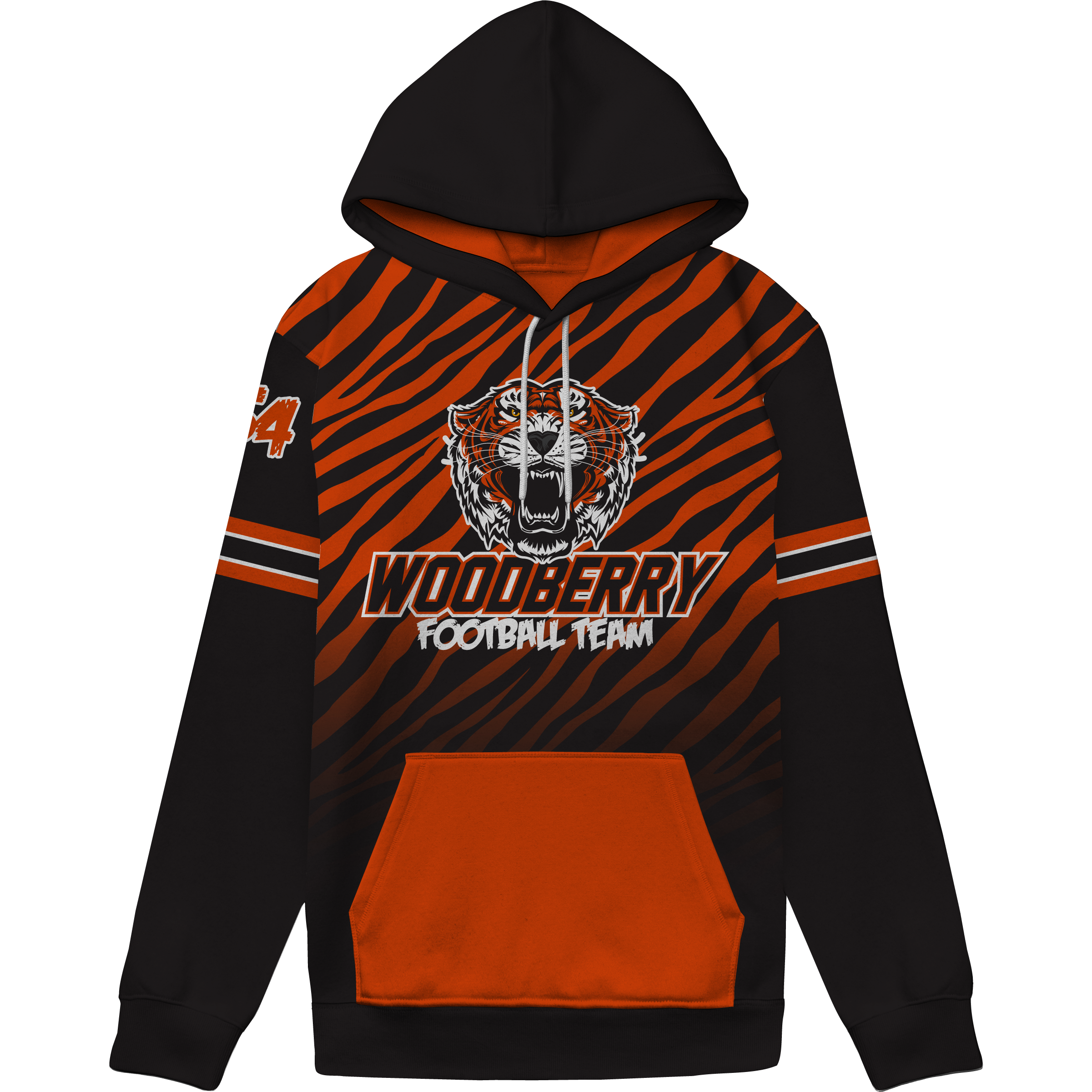 Custom Sublimated Hoodie - Design Code 109 | Premium Full Print Pullover for Men & Women | Gym, Sports & Streetwear Fashion
