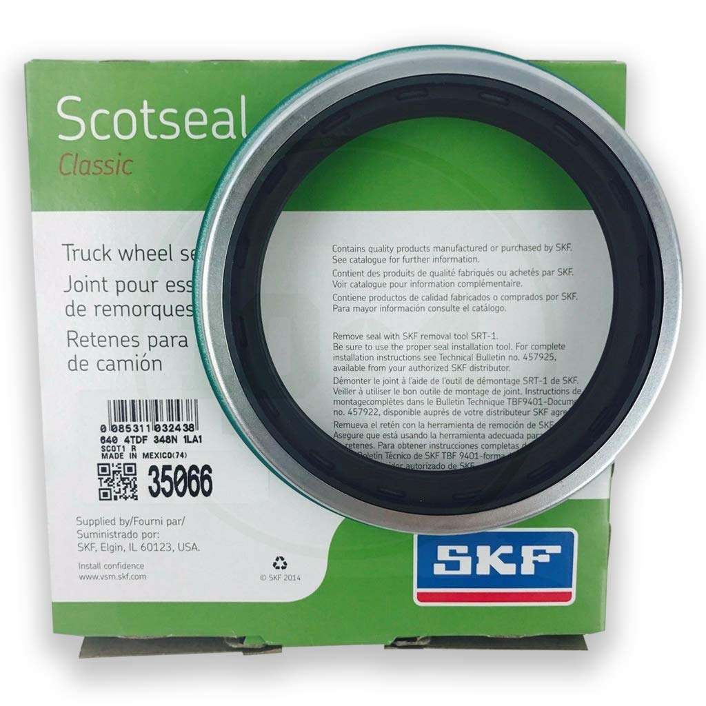 SKF 35066 Front Wheel Bearing Seal Kit - High Performance Wheel Hub Seal Replacement for Cars & Trucks - Perfect for Off-Roading, Daily Commuting & Heavy-Duty Use