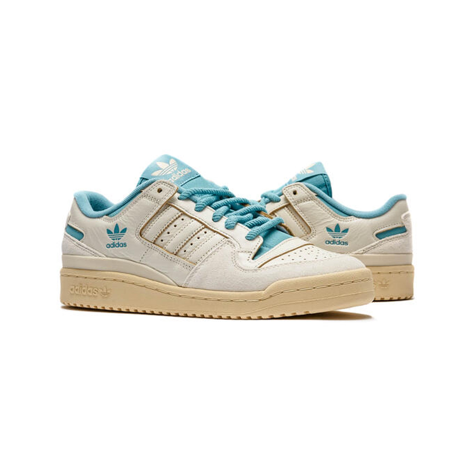 Adidas Forum 84 Low CL Sneakers - Off White Preloved Blue (2023) | Vintage-Inspired Athletic Shoes for Casual Wear & Street Style Fashion