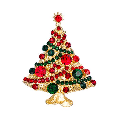 Gold-tone Green w/ Red