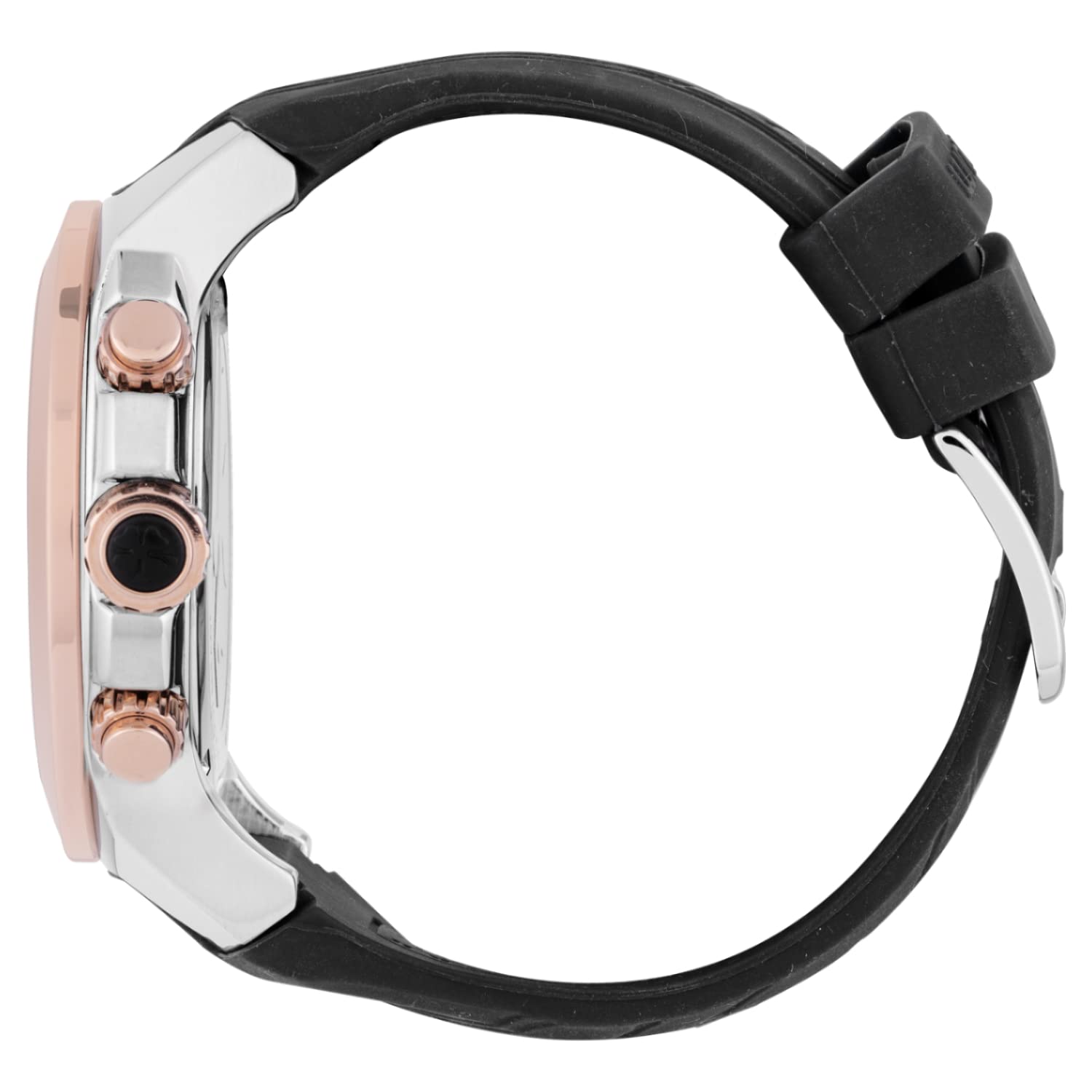 Enchanted Maple Women's Watch - Silver Stainless Steel with Rose Gold & Pearl for Elegant Occasions