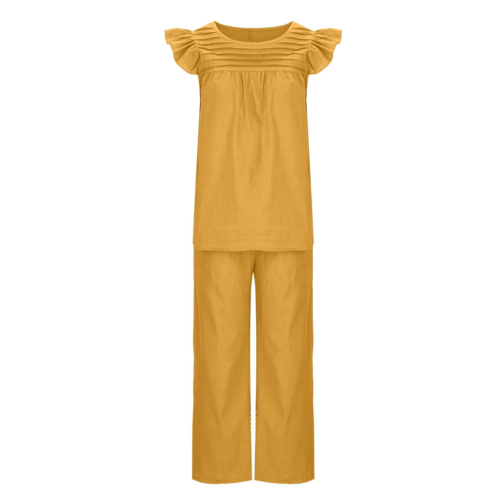 Oelaio Women's 2-Piece Sweatsuit Set - Cream Hawaiian Outfit with Skirt & Shorts, Winter Resort Wear & Beach Lounge Set | Trendy 2024 Outfits for Vacation, Travel & Casual Wear