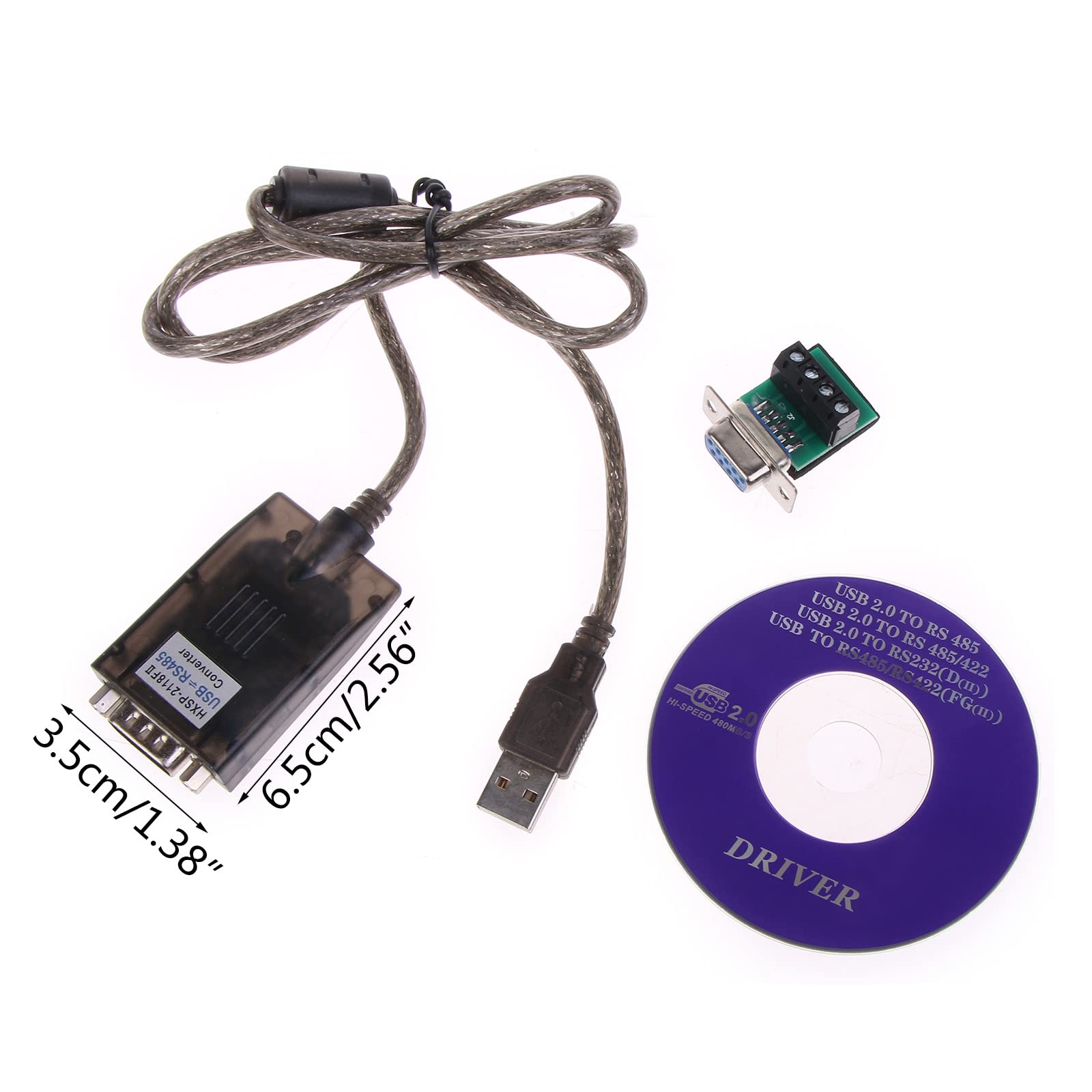 USB to RS485 Adapter PL2303 - DB9 COM Port Converter for Industrial Use