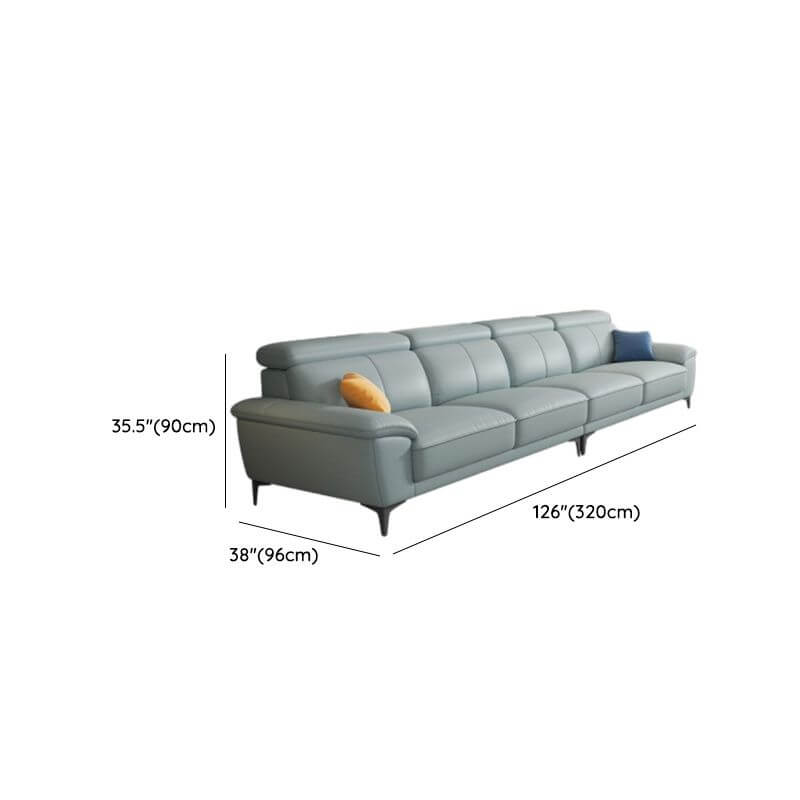 L-Shaped & Straight Sectional Sofa with Chaise Lounge - Right-Hand Facing Modern Living Room Furniture for Small Spaces & Home Theater Seating