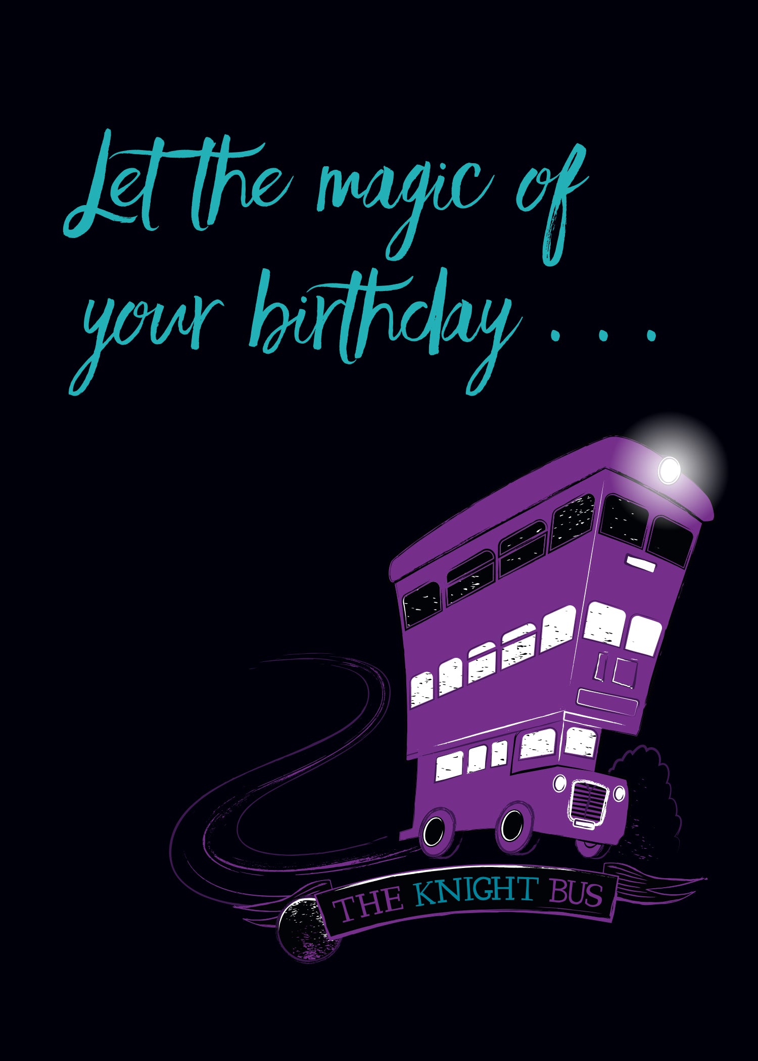Harry Potter Knight Bus 3D Pop-Up Birthday Card - Magical Wizarding World Gift for Fans, Collectors & Party Decorations - Perfect for Birthdays, Anniversaries & Special Occasions