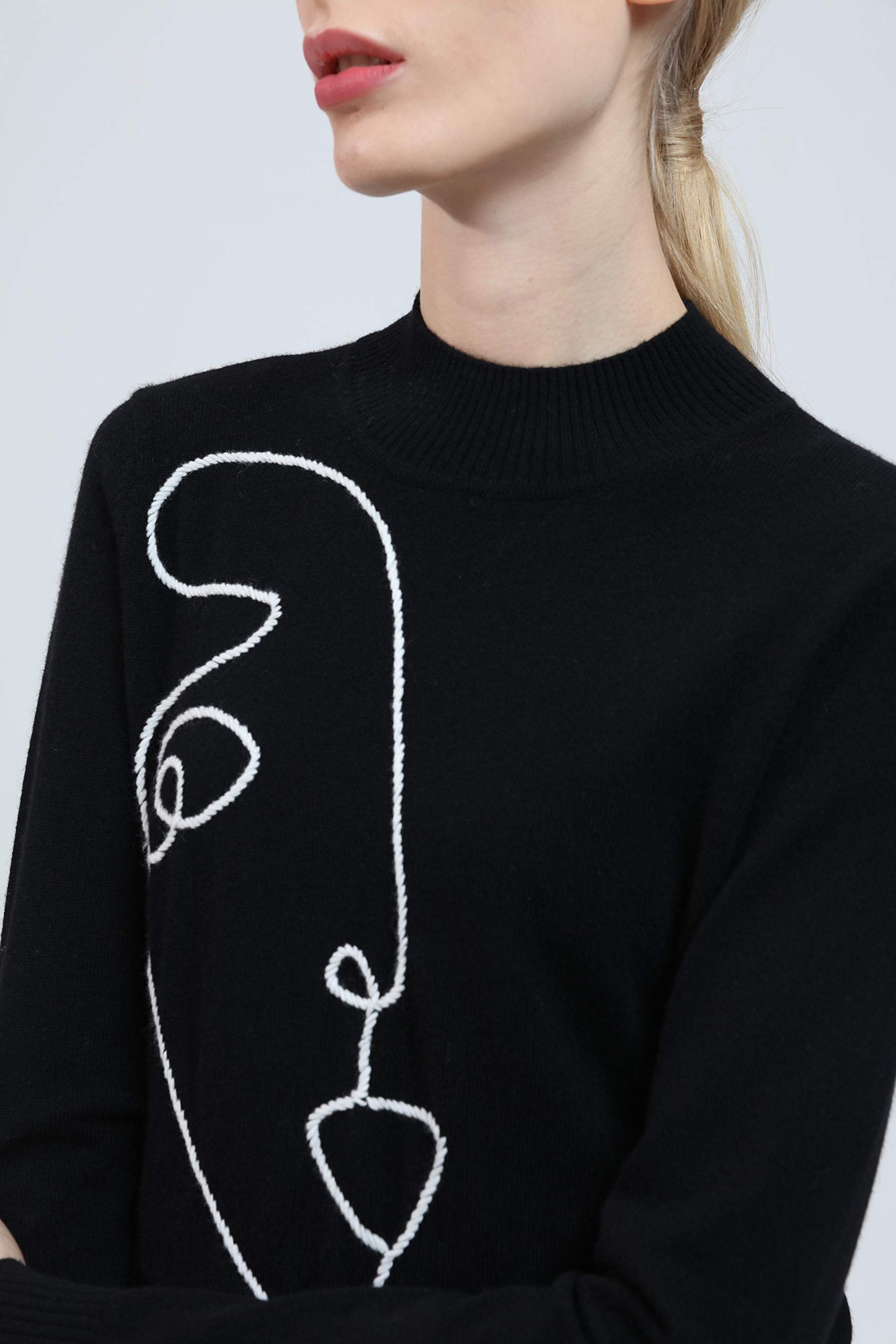 100% Pure Cashmere Women's Crew Neck Sweater - Soft & Luxurious Winter Pullover for Casual Wear & Office Outfits | BEYOND FASHION