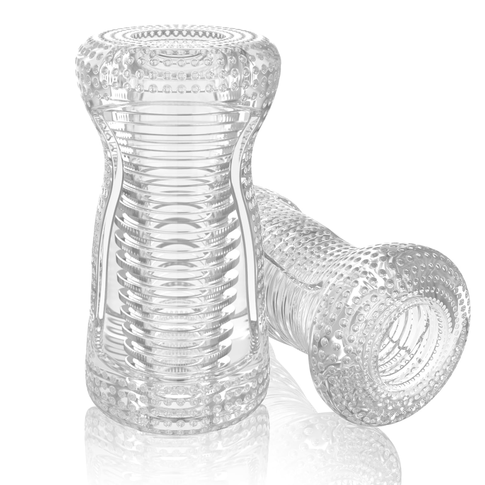 Realistic Male Masturbator - TPE Vagina Textured Stroker with Blowjob Function | Portable Pocket Pussy for Men | Discreet & Reusable Masturbation Sleeve | Perfect for Travel, Solo Play & Stress Relief