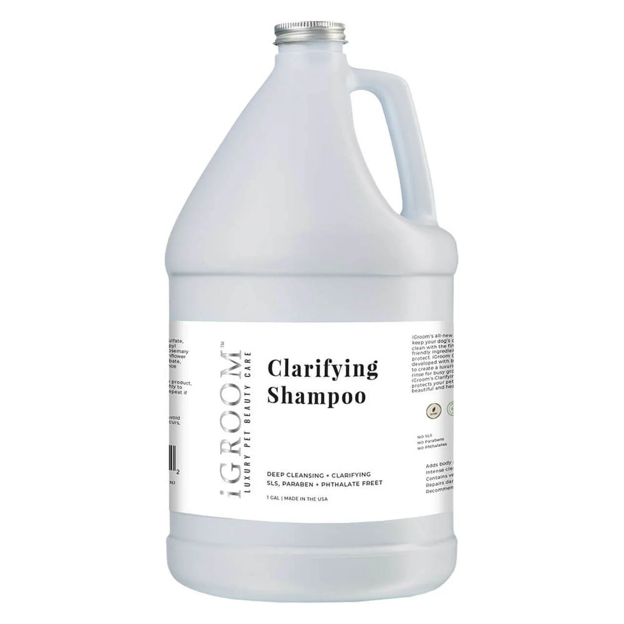 iGROOM Clarifying Shampoo for Dogs - Deep Cleansing & Detoxifying Formula (8oz & 16oz) - Perfect for Bath Time, Grooming & Removing Odors