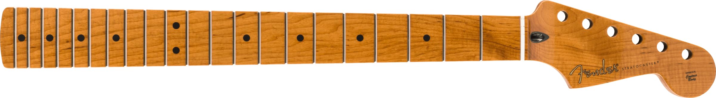 Fender Stratocaster Roasted Maple Guitar Neck - Modern C Shape, 21 Narrow Tall Frets | Perfect for Electric Guitar Upgrades & DIY Repairs