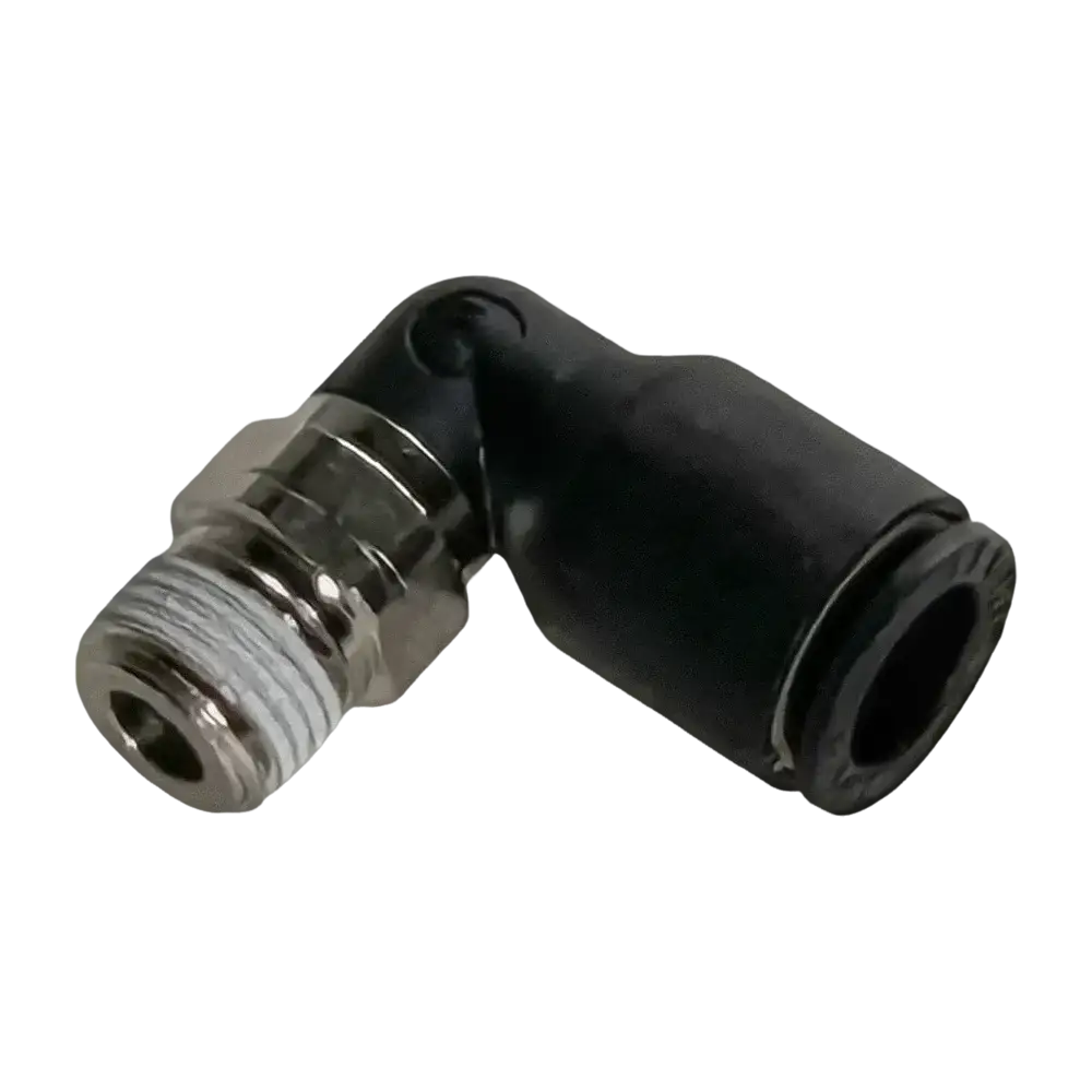 **High-Quality Coats OEM Nylon Elbow Fitting Connector 1/8 NPT x 8mm for Tire Changer Machines – Durable & Reliable (Part #850000881) – Perfect for Auto Repair Shops & Tire Service Centers**