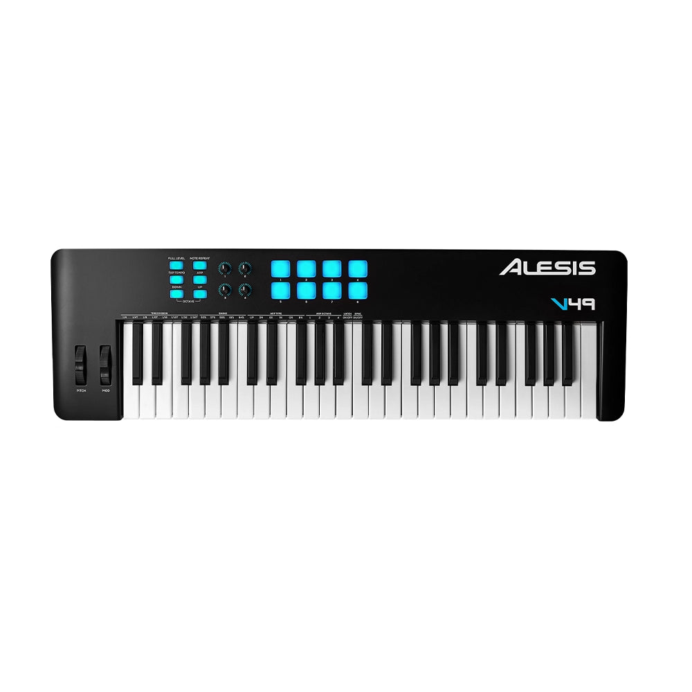 Alesis V49 MKII 49-Key USB MIDI Keyboard Controller for Music Production, Recording & Live Performance