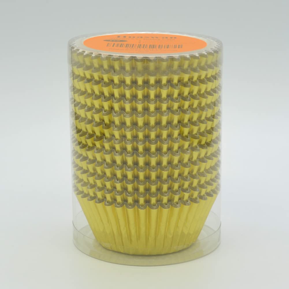 Premium Gold Foil Cupcake Liners - 240 Count Standard Baking Cups for Weddings, Birthday Parties, Baby Showers & Special Events - Elegant Dessert Presentation for Professional Bakers & Home Baking