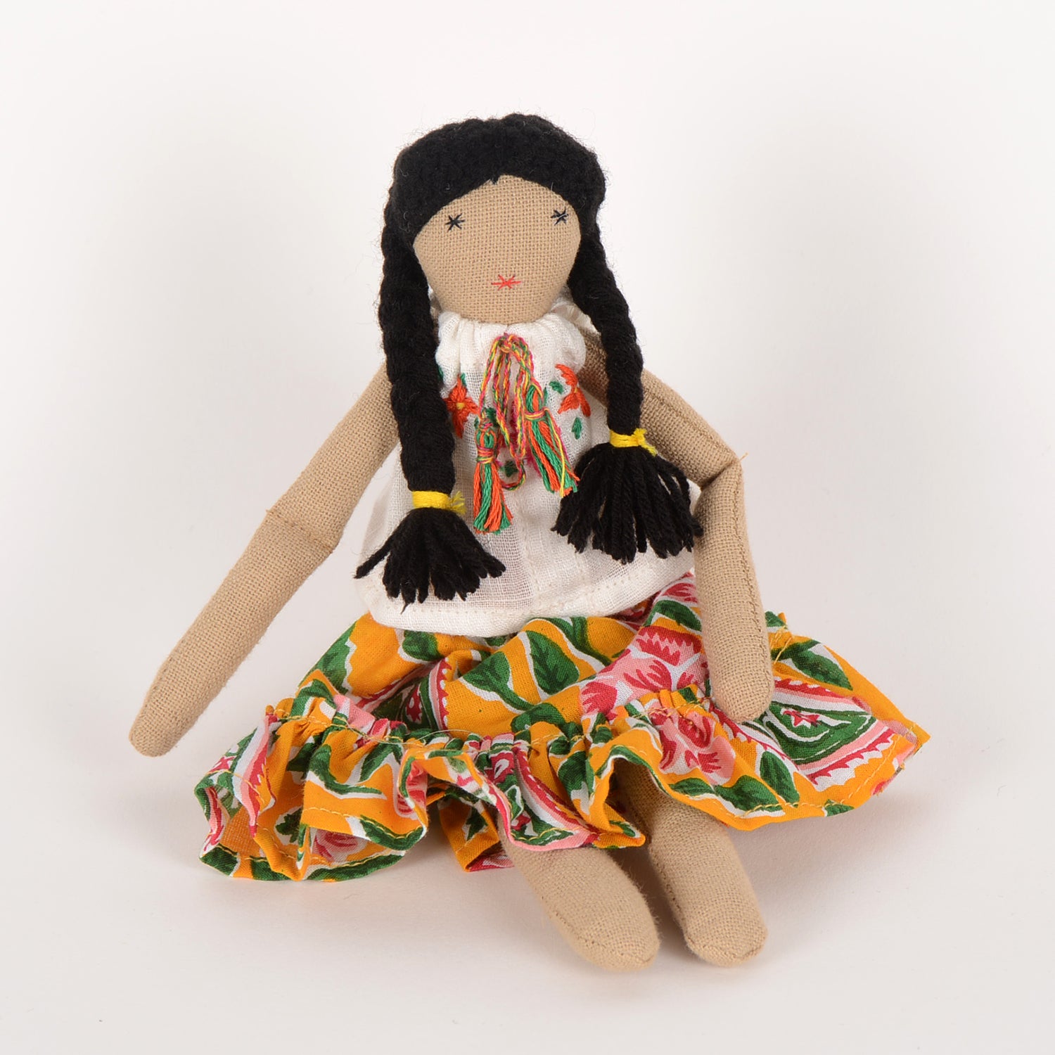 Frida Mini Handcrafted Doll - Unique Collectible Gift for Home Decor, Kids Play & Party Favors | Perfect for Birthdays, Christmas & Special Occasions
