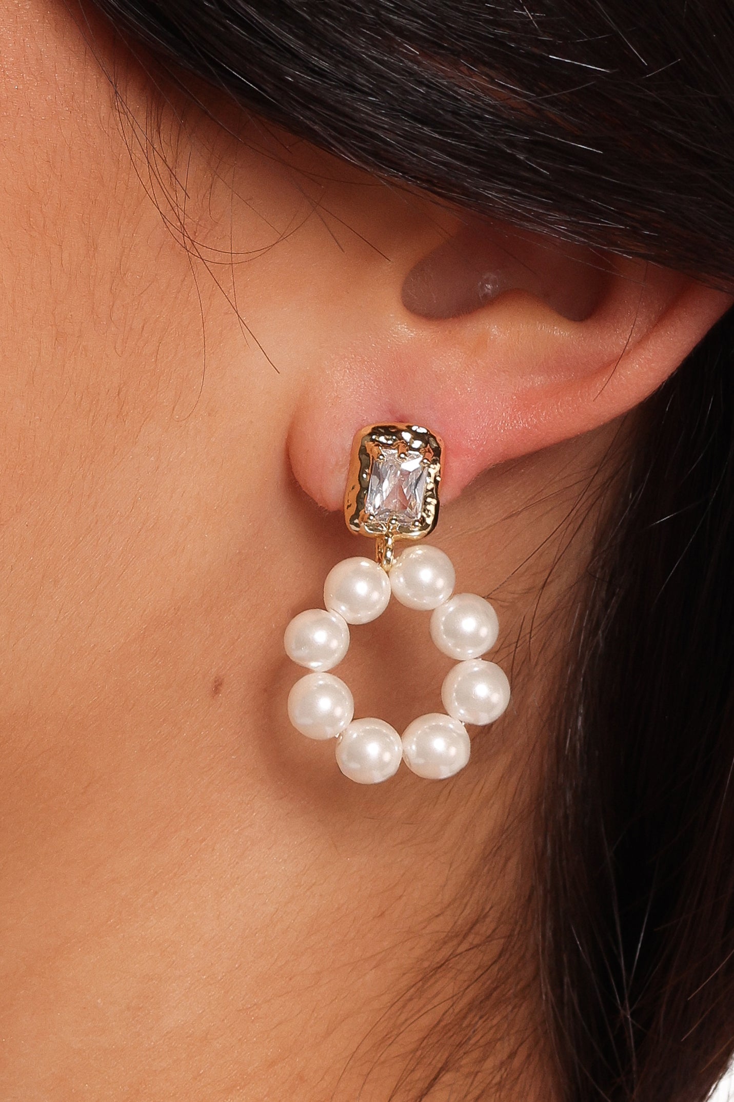 Dara Drop Earrings - Elegant Gold and Pearl Dangle Earrings for Women | Perfect for Weddings, Parties & Special Occasions