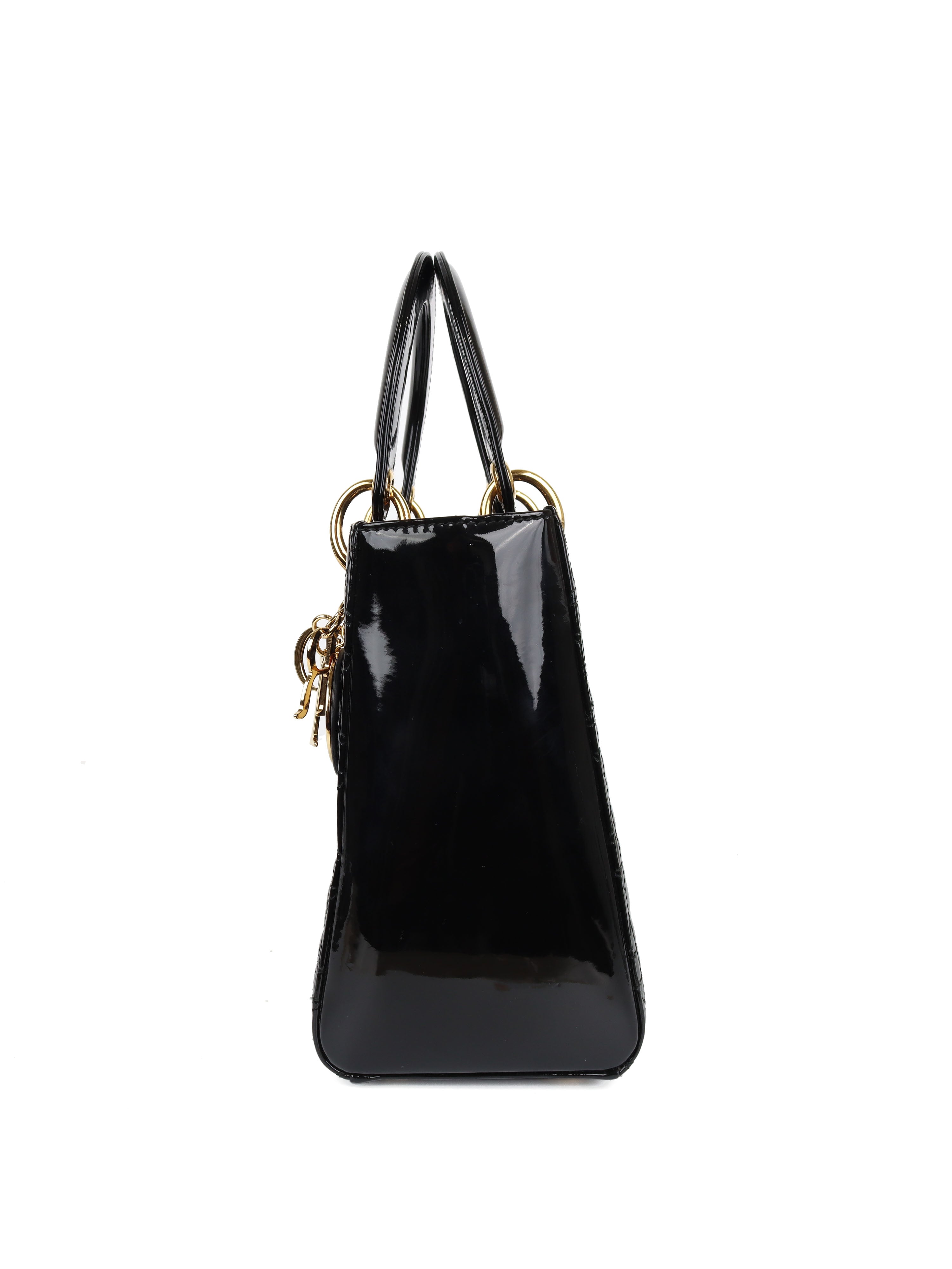 Dior Medium Black Lady Dior Handbag - Luxury Leather Shoulder Bag for Women | Perfect for Parties, Weddings & Evening Events