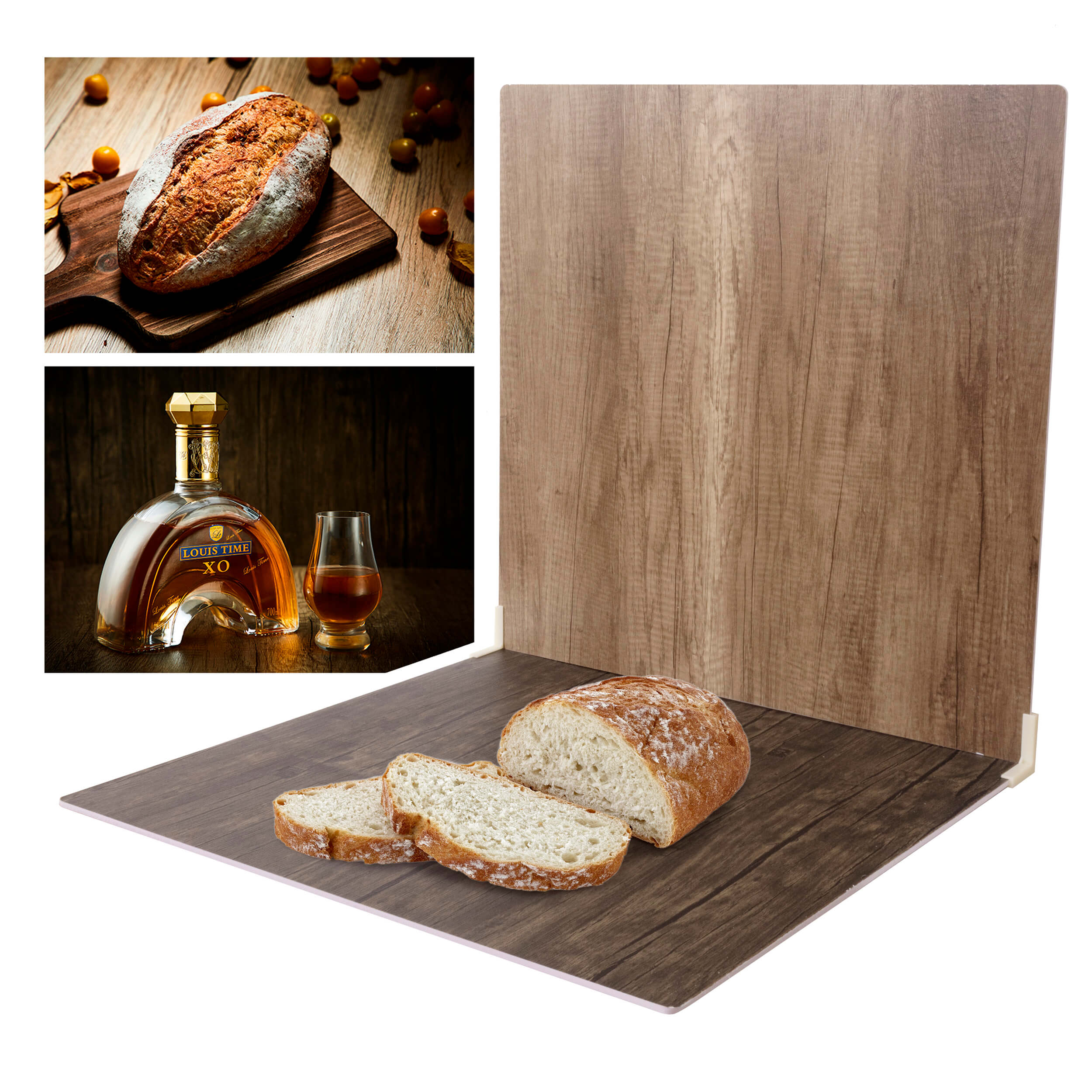 Dark Brown Wood Effect Textured V Flat Duo Boards - 60x60cm Wall Panels for Home Decor & DIY Projects - Perfect for Bedroom, Living Room, and Office Accent Walls