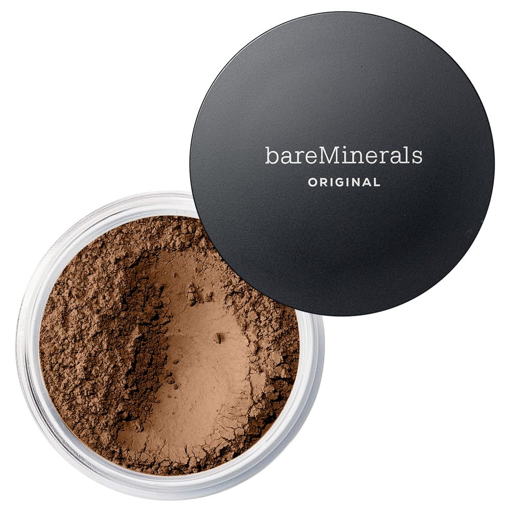 bareMinerals Original Loose Powder Foundation SPF 15 - Lightweight Mineral Makeup with Buildable Coverage | Talc-Free & Vegan Formula | Perfect for Daily Wear & Natural Look