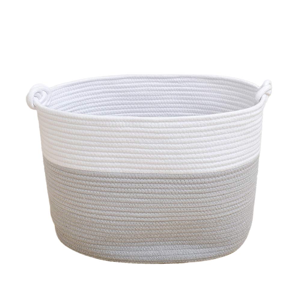 DOITOOL Large Nordic Style Laundry Basket - Portable Clothes Hamper for Bathroom, Dirty Clothes Storage, Toy Organizer | Perfect for Laundry Room, Bedroom, Nursery & Dorm Organization