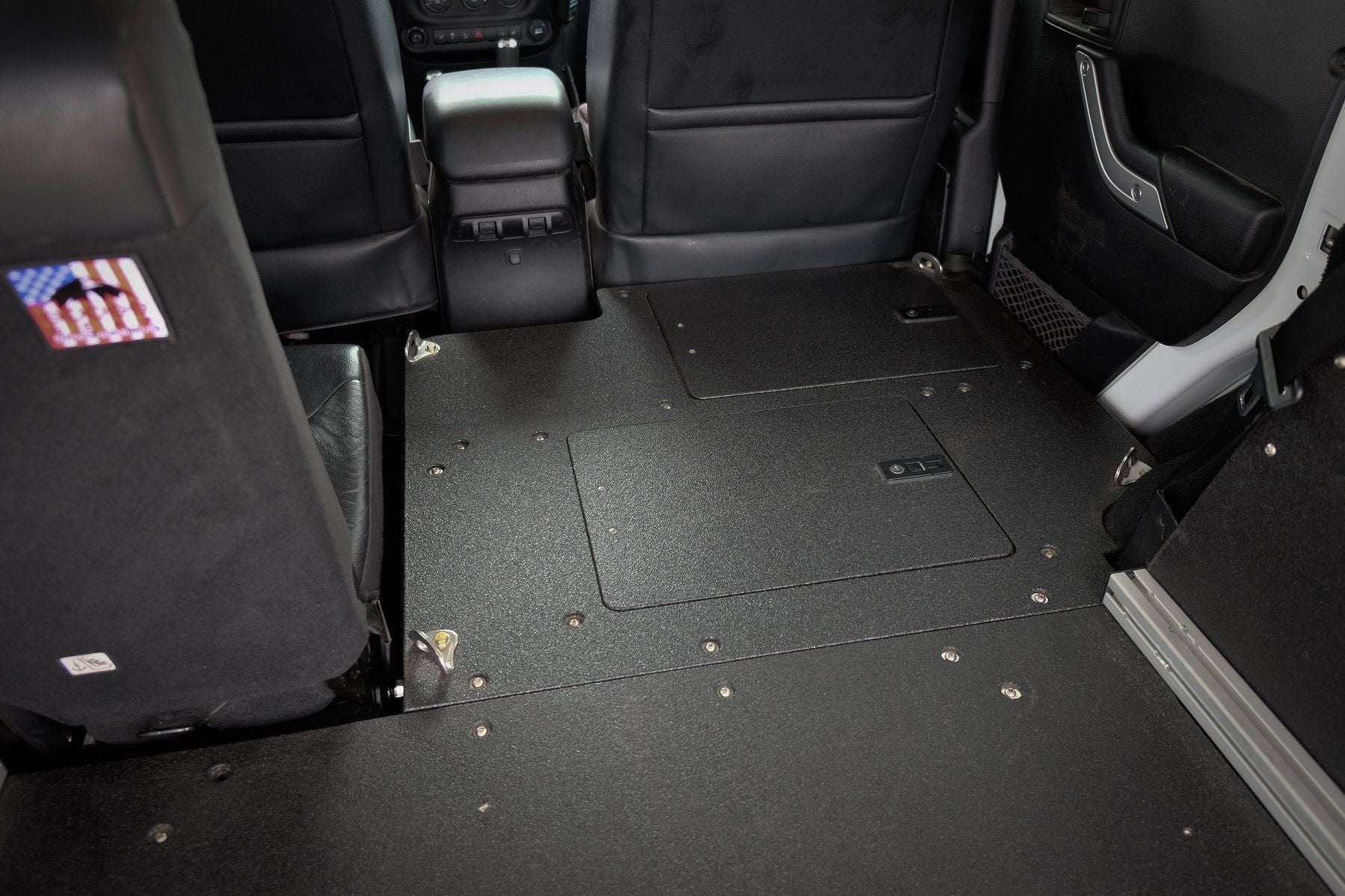 2007-2018 Jeep Wrangler JKU Sleeping Platform - Heavy Duty Rear Cargo Bed for Camping & Overlanding Adventures