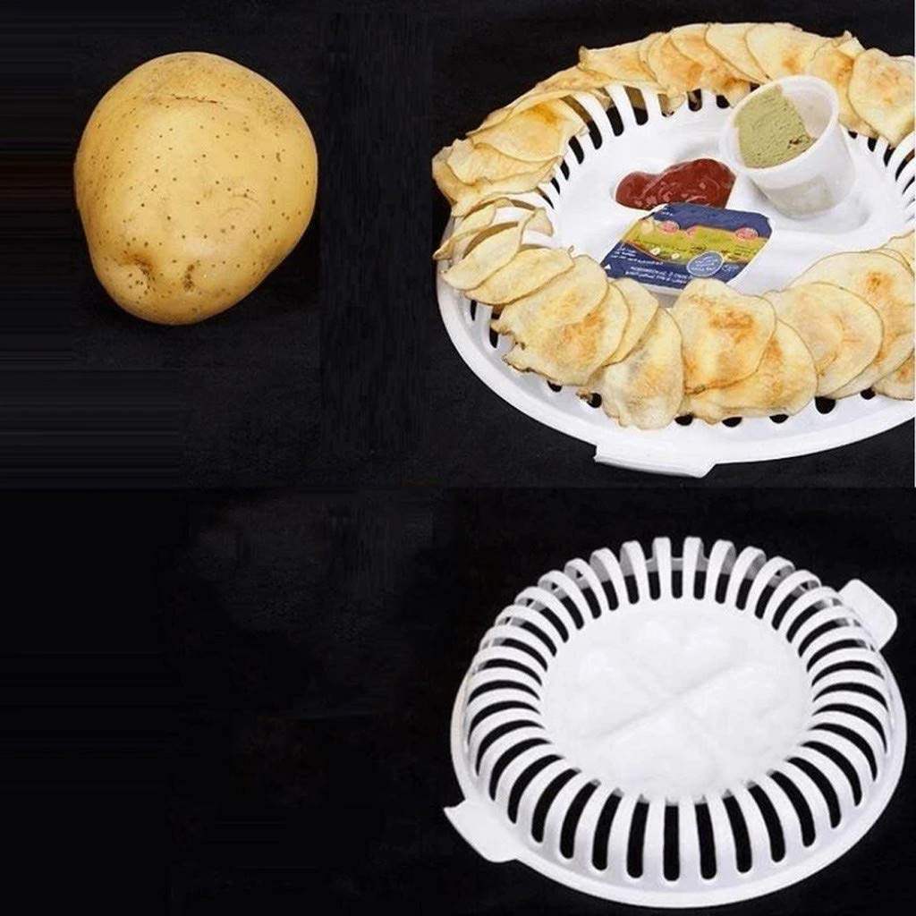 Non-Stick DIY Baking Tray Set for Fruits, Chips & Vegetables - Microwave Safe Potato Pan & Kitchen Bakeware - Perfect for Home Cooking, Meal Prep & Healthy Snacks (One Size)