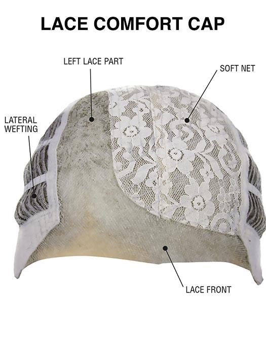 Flora Synthetic Lace Front Wig with Basic Cap - Natural Looking Hairpiece for Women | Perfect for Cosplay, Daily Wear & Special Occasions