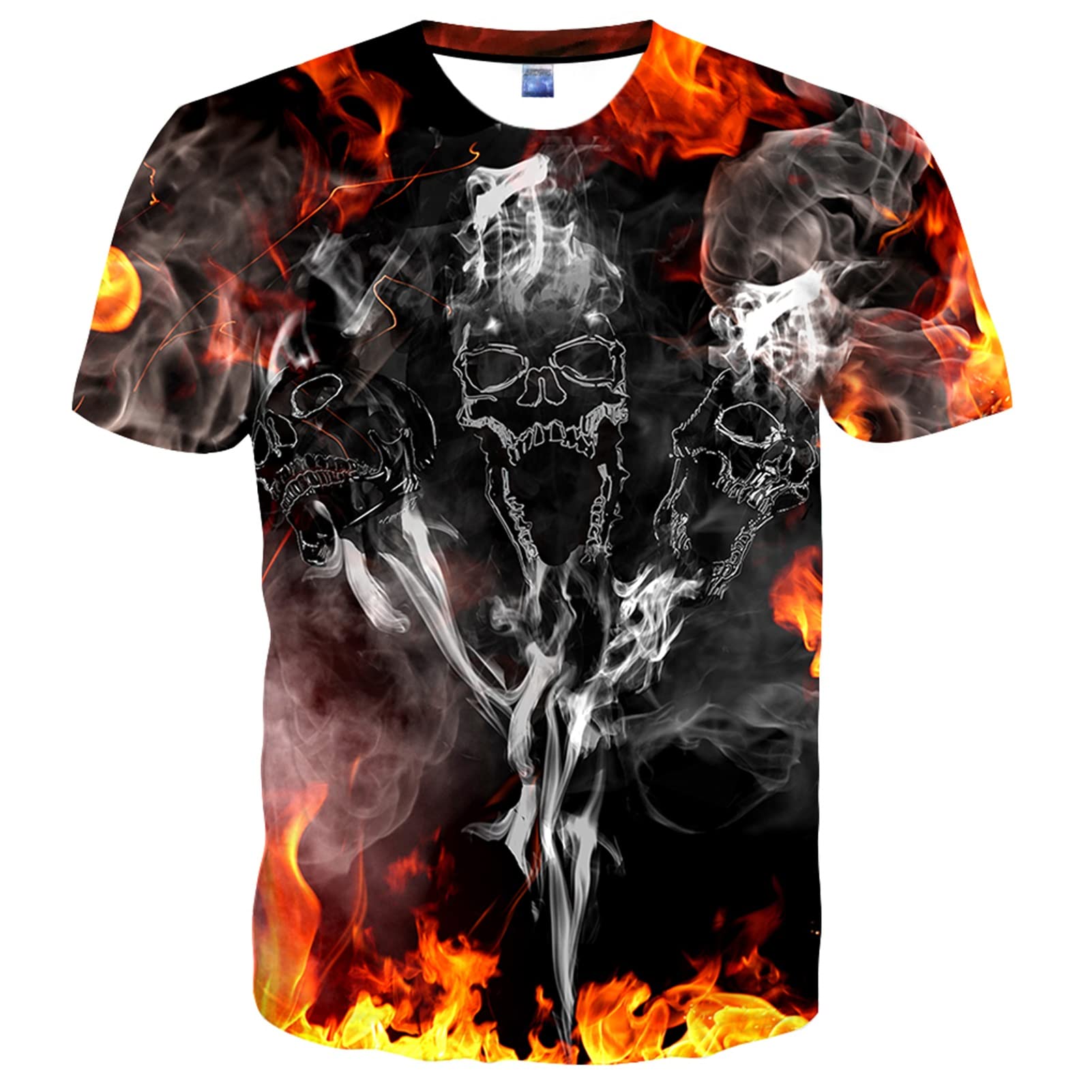 Yasswete Unisex 3D Printed Short Sleeve T-Shirt for Men & Women - Trendy Fashion Graphic Tee for Casual Wear, Street Style & Everyday Outfits