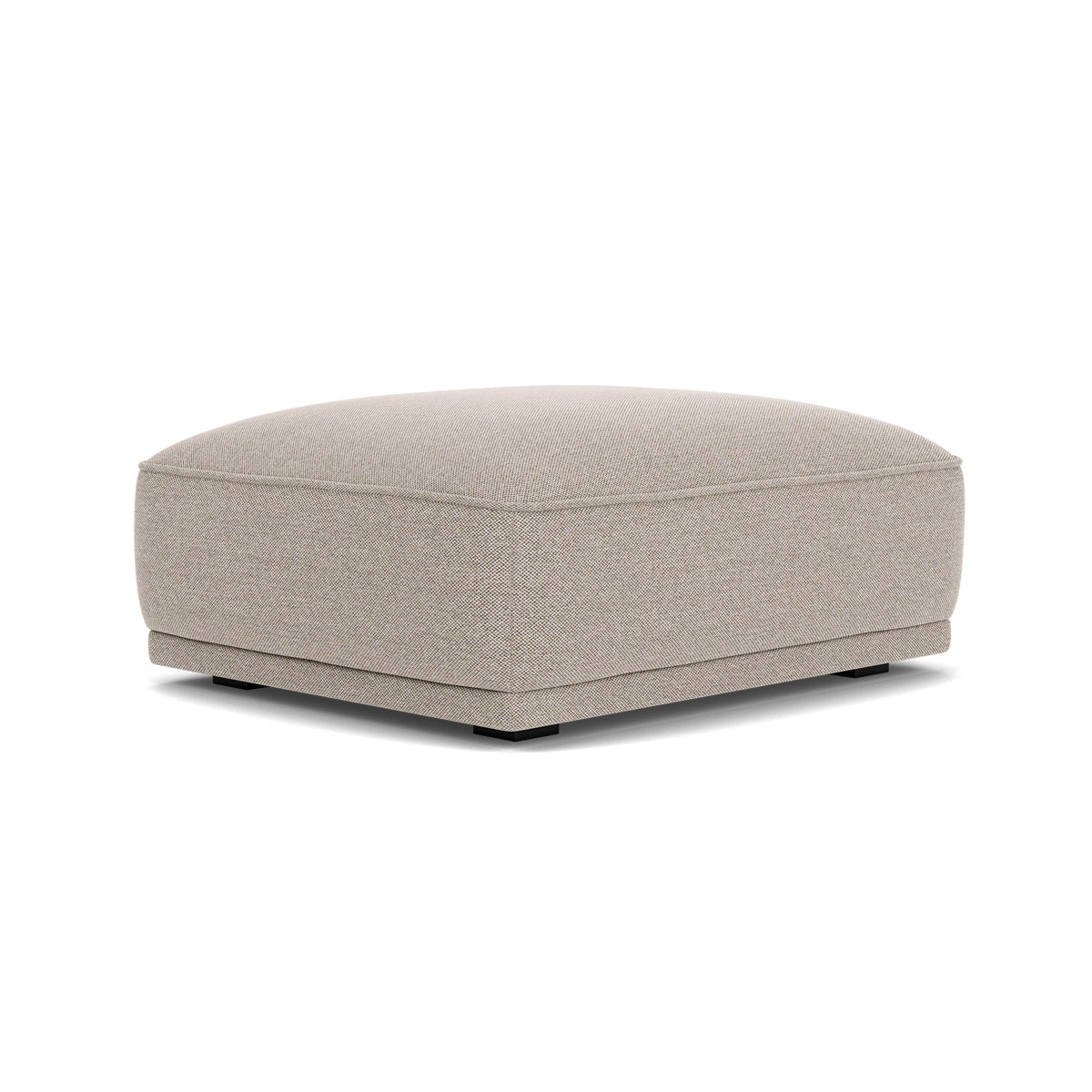 Leonora Fabric Storage Ottoman with Tufted Top - Stylish Footrest, Coffee Table & Extra Seating for Living Room, Bedroom & Dorm