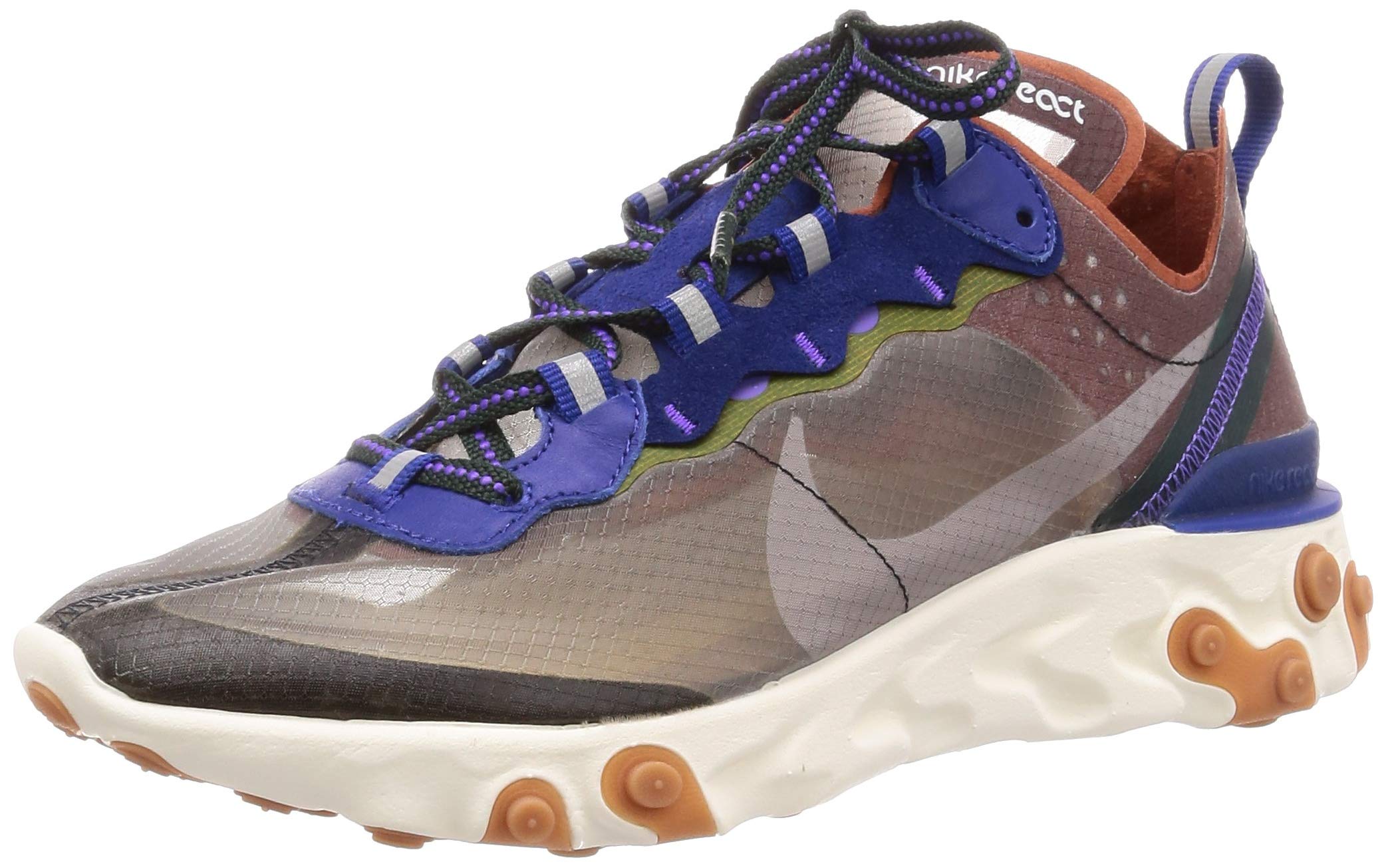 Nike React Element 87 Men's Running Shoes - Lightweight Breathable Sneakers for Jogging, Gym & Casual Wear | AQ1090