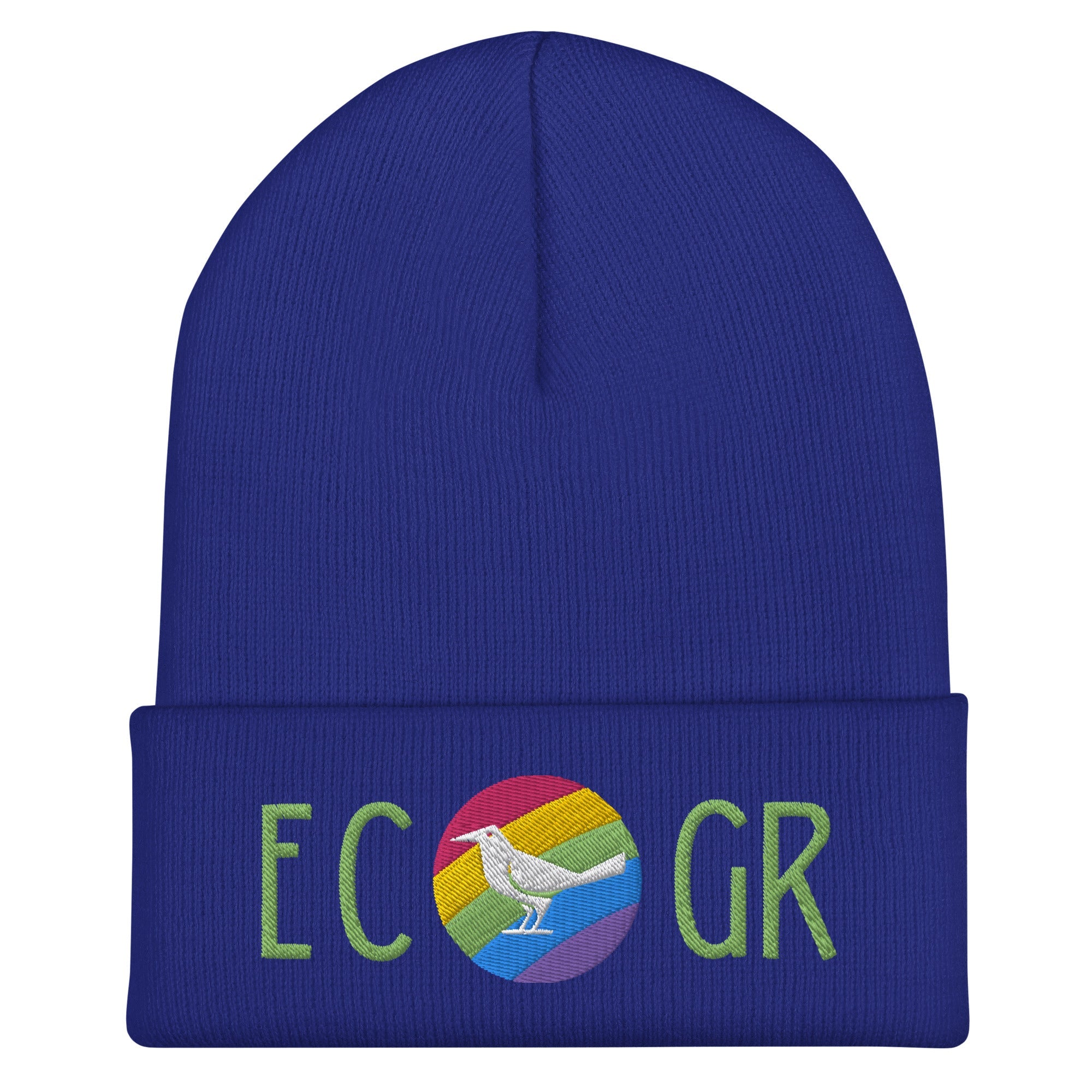 East Co. Grackles Cuffed Beanie for Men & Women - Soft Winter Knit Hat with Fold-Up Brim - Warm Fleece Lined Skull Cap for Outdoor Activities, Hiking, and Cold Weather Fashion