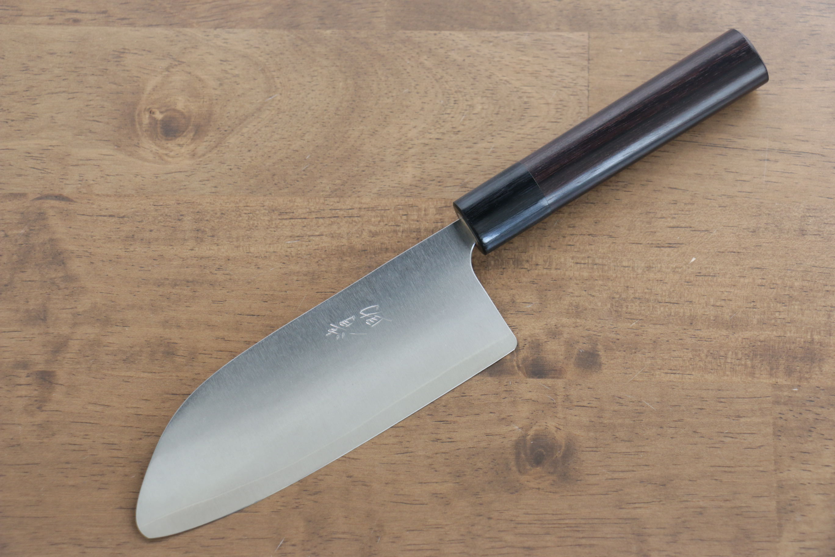 Premium SG2 Santoku Knife 150mm - Japanese High-Carbon Stainless Steel Blade with Exquisite Rosewood Handle - Perfect for Slicing, Dicing & Mincing in Professional Kitchens & Home Cooking
