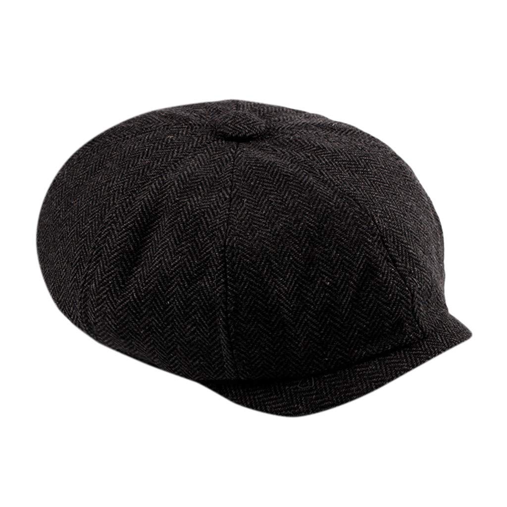 Stylish Coral Newsboy Cap for Men & Women - Classic Cabbie Hat for Golf, Baseball & Casual Wear - Solid Color Flat Top Boonie Hat for Outdoor Activities