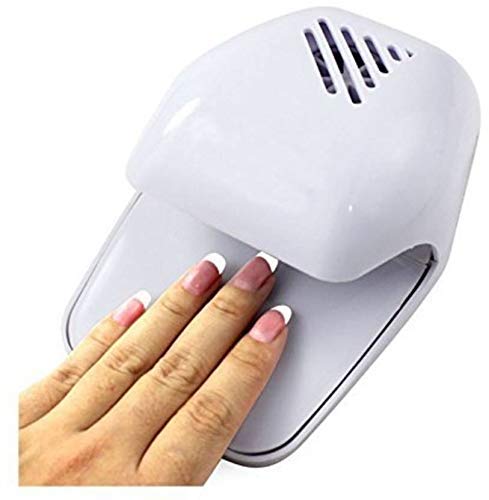 Kazenzo Portable Nail Polish Dryer Machine Kit - Battery Operated UV LED Nail Dryer with Fan for Fast Drying Nail Polish, Gel, Acrylic & Nail Art | Perfect for Home, Salon & Travel Use