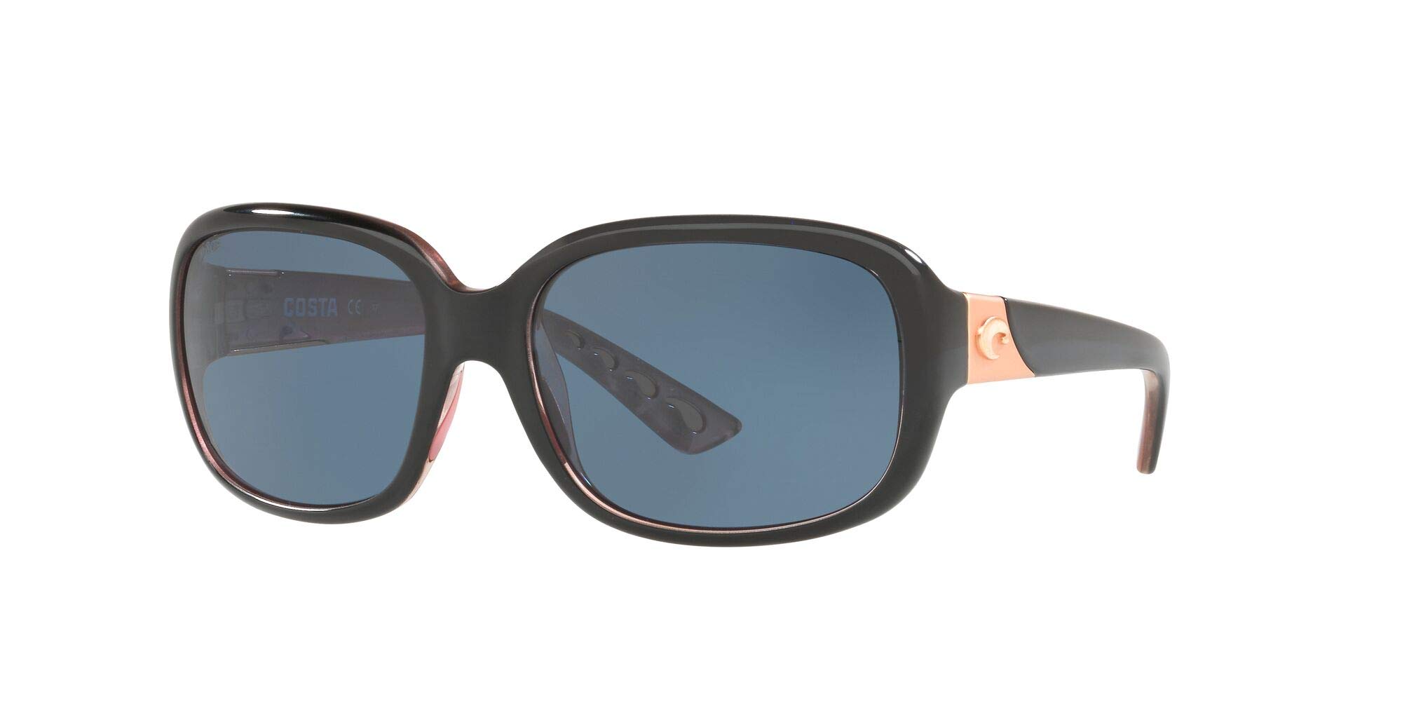 Costa Del Mar Women's Gannet Rectangular Polarized Sunglasses - UV Protection, Stylish & Comfortable for Beach, Driving & Outdoor Activities