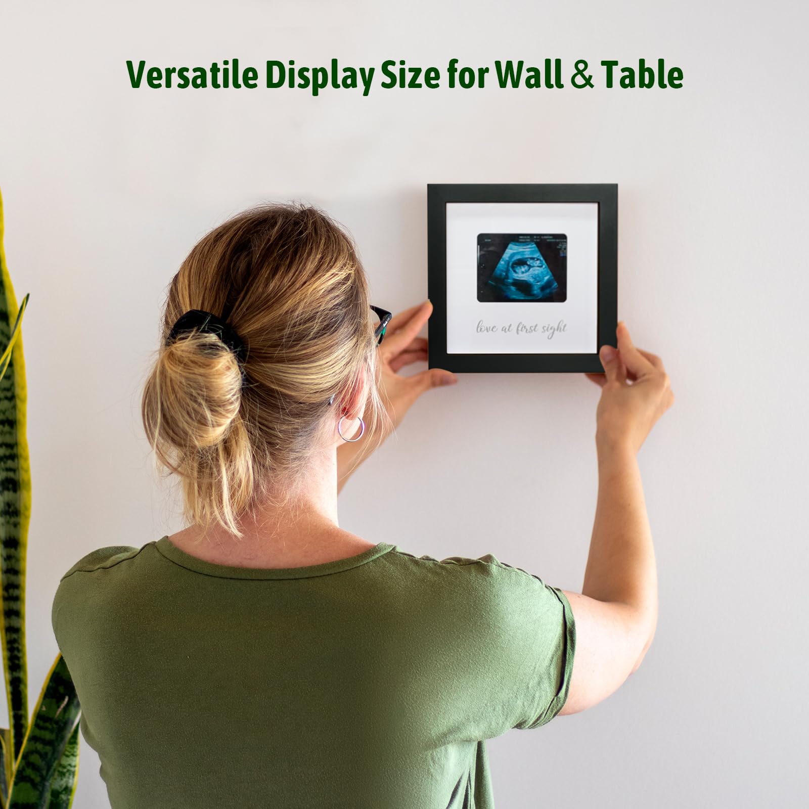 Ultrasound Photo Frame - Pregnancy Announcement Gift for Grandparents - Nursery Decor