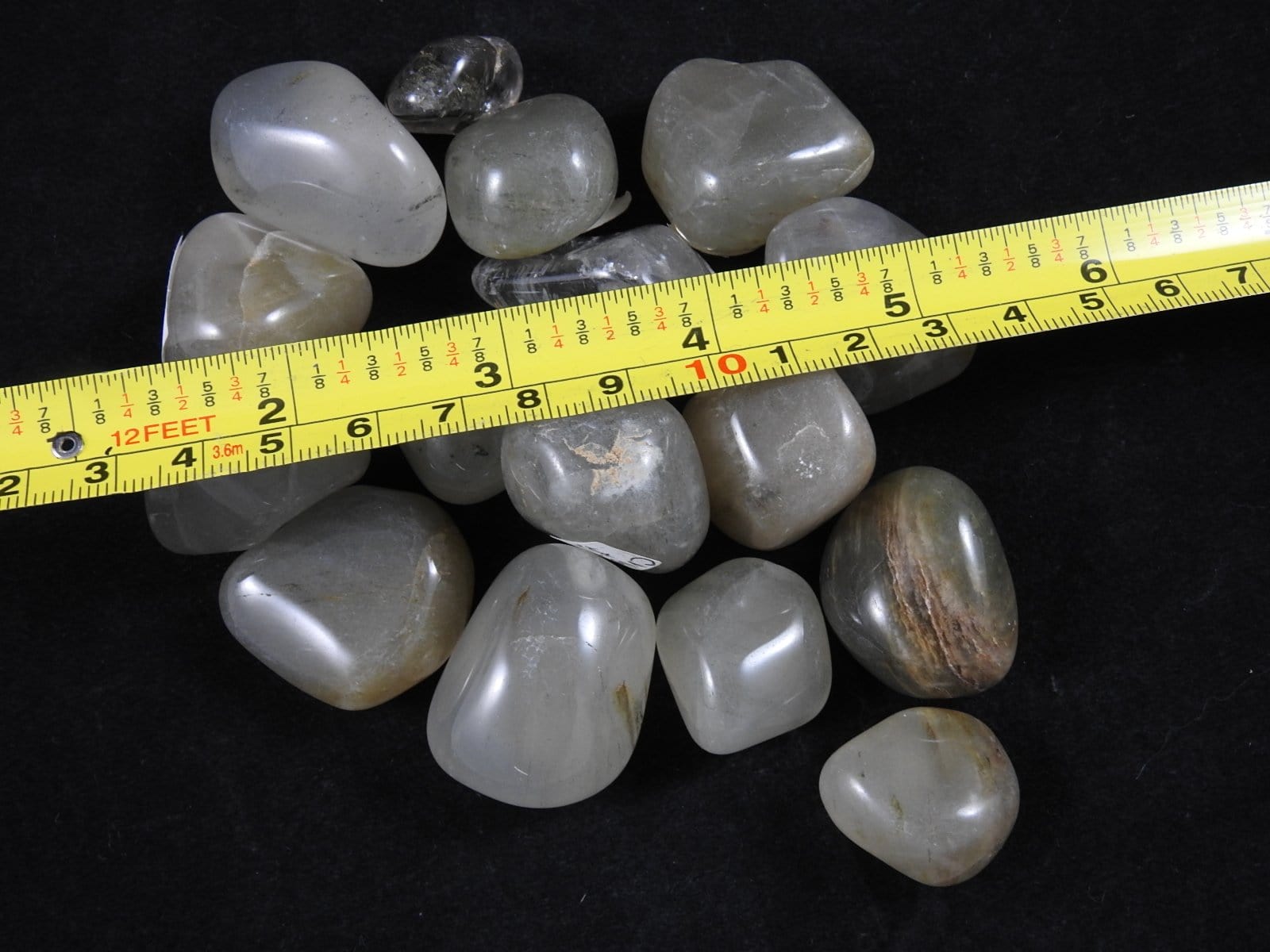 Natural Chlorite Quartz Tumbled Stones - Healing Crystals for Meditation, Reiki & Energy Work - Perfect for Home Decor, Jewelry Making & Spiritual Practices
