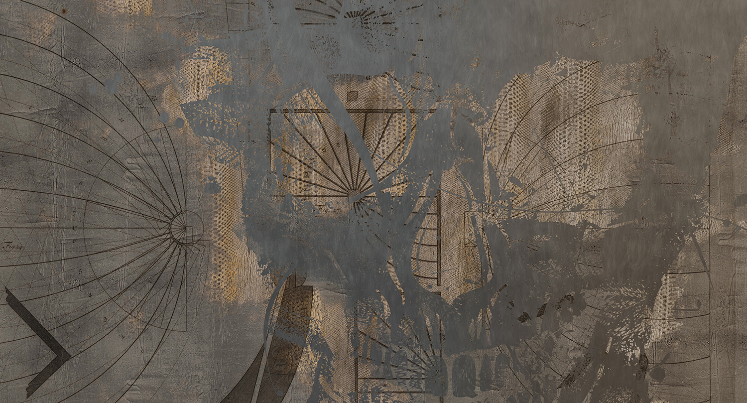 Brown Abstract Layers Digital Wallpaper M9541 - Modern Textured Background for Desktop, Phone & Tablet Screens - Perfect for Home Office, Digital Art & Creative Projects