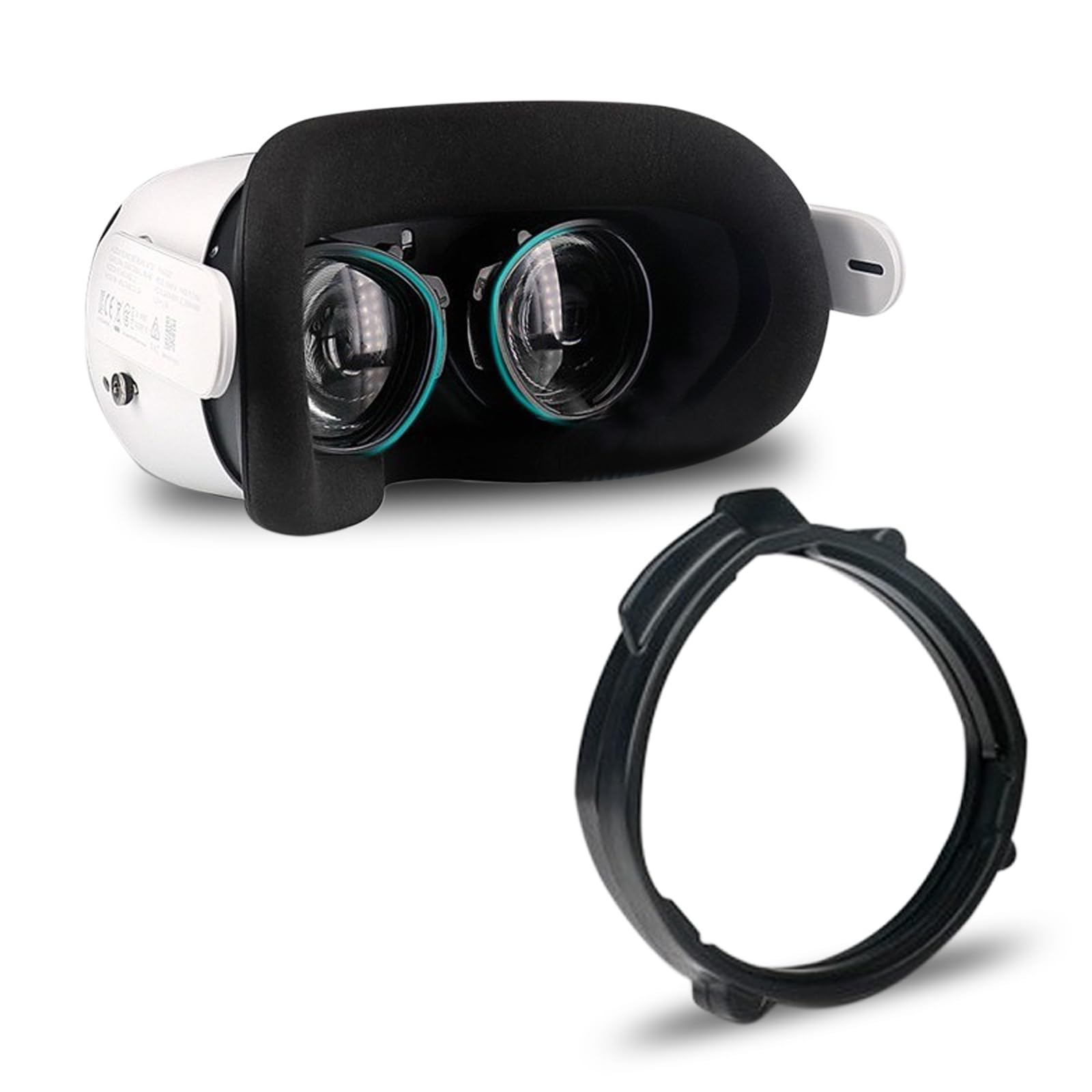 OD&OS Prescription Glasses Lenses Insert for Oculus Quest 2 VR Headset - Custom Frame & Lens Combo (SPH:-4.50 Right Eye) - Perfect for VR Gaming, Watching Movies & Virtual Reality Experiences
