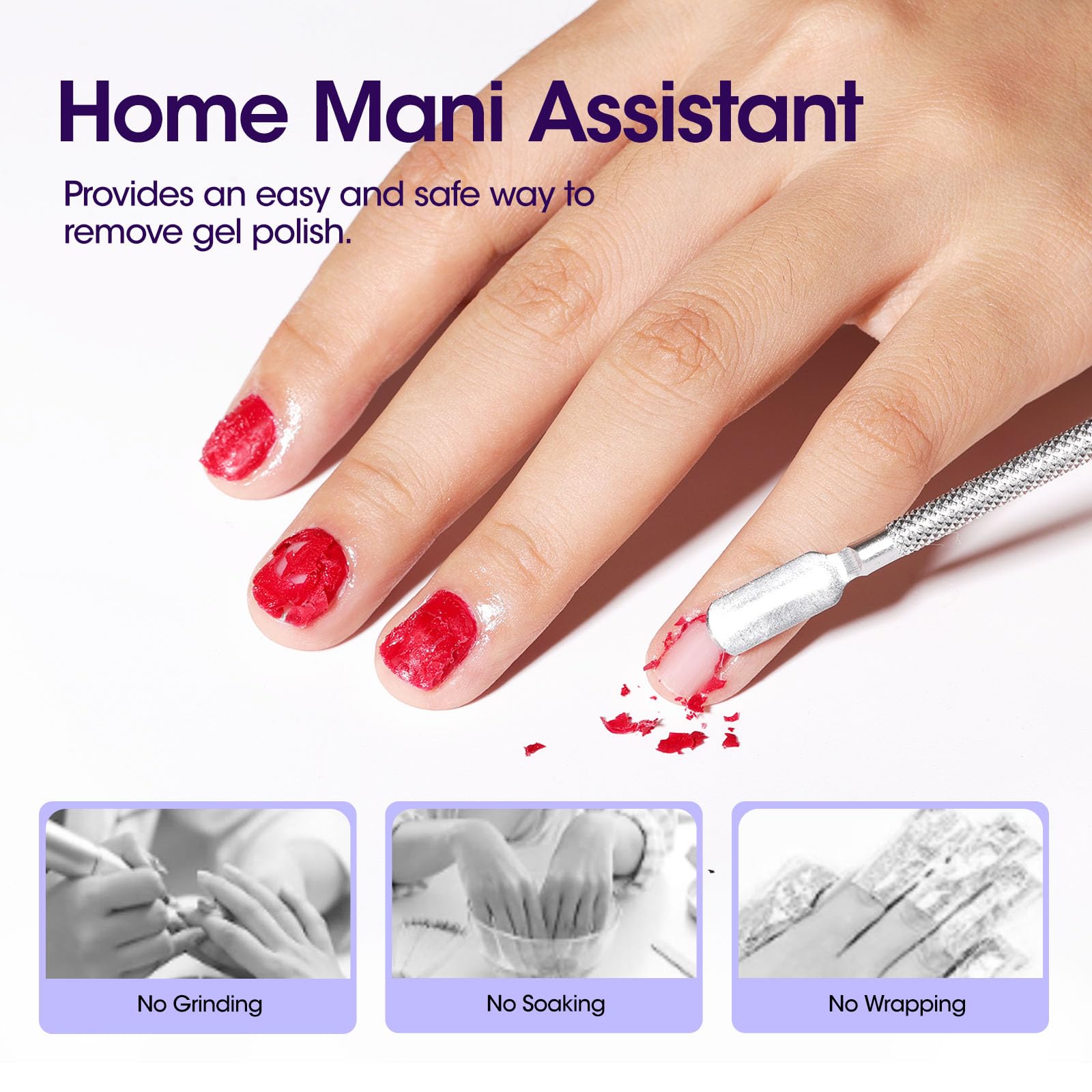 Gellen Gel Nail Polish Remover Kit with Liquid Latex - Quick & Easy Nail Gel Removal in 3-5 Minutes, No Soaking or Wrapping Needed - Perfect for At-Home Manicures & Salon Professionals