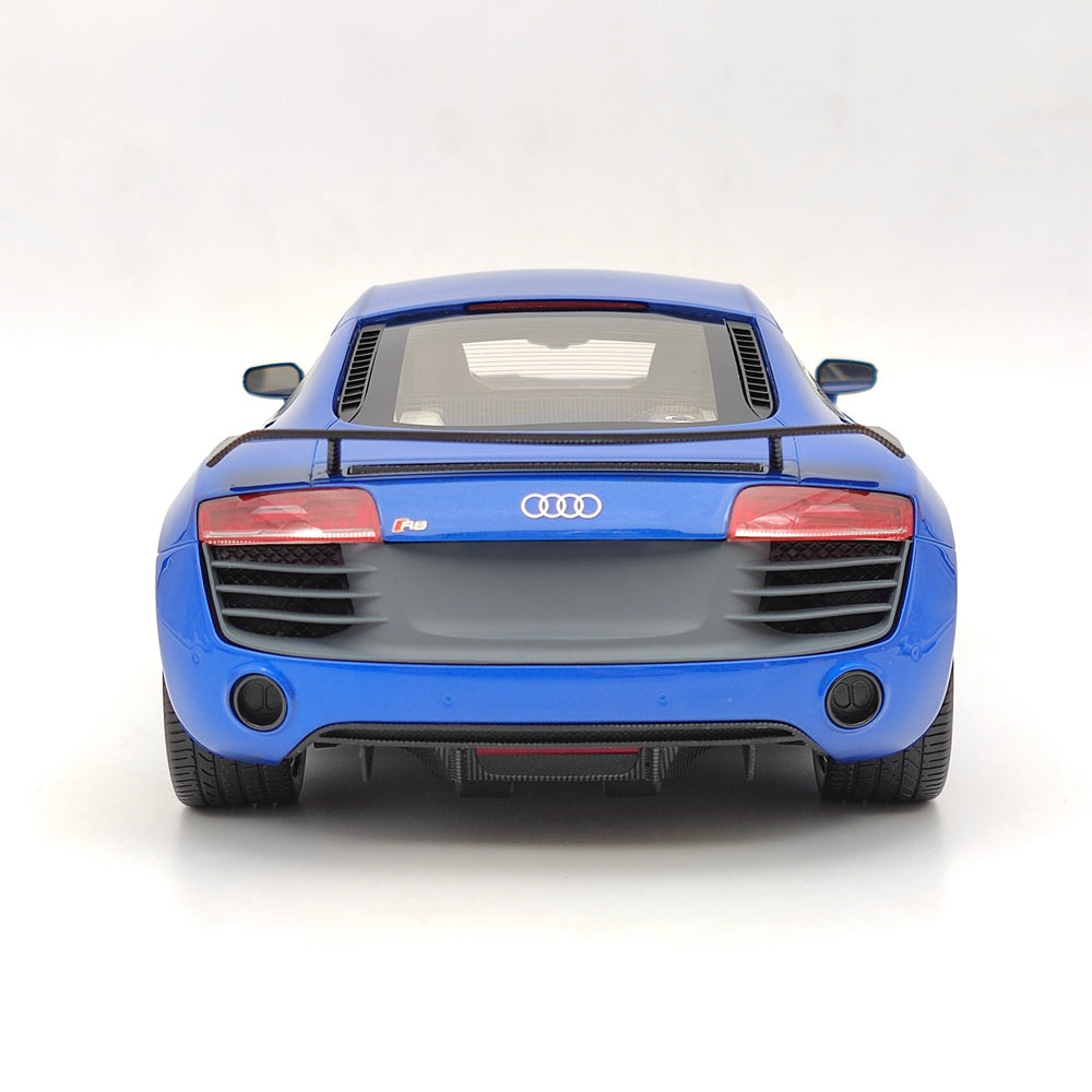1/18 Scale Audi R8 LMX 2014 Limited Edition Blue Resin Model Car - DNA Collectibles DNA000031 - Perfect for Car Enthusiasts, Collectors & Home/Office Display