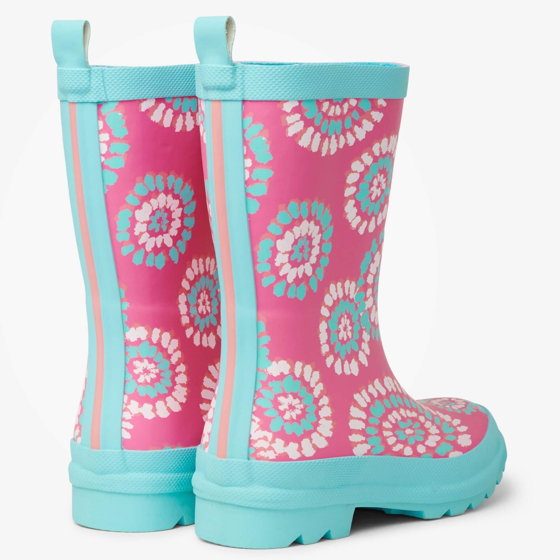 Hatley Painted Mandalas Matte Rain Boots for Women - Waterproof Garden & Outdoor Boots for Walking, Hiking & Rainy Days