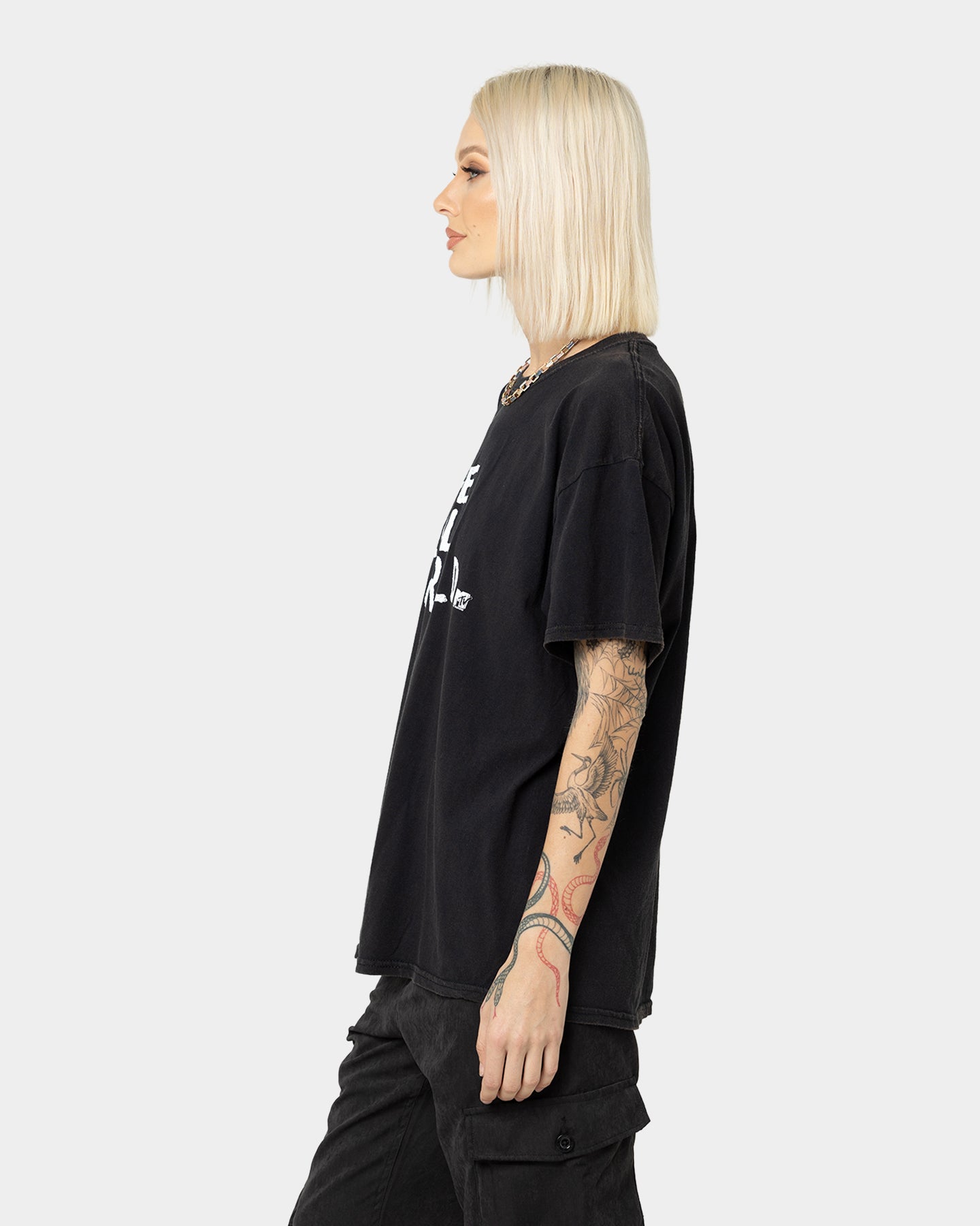 Vintage MTV The Real World T-Shirt - Black Wash Distressed Style | Retro 90s TV Show Merch | Perfect for Casual Wear, Parties & Nostalgic Gifts