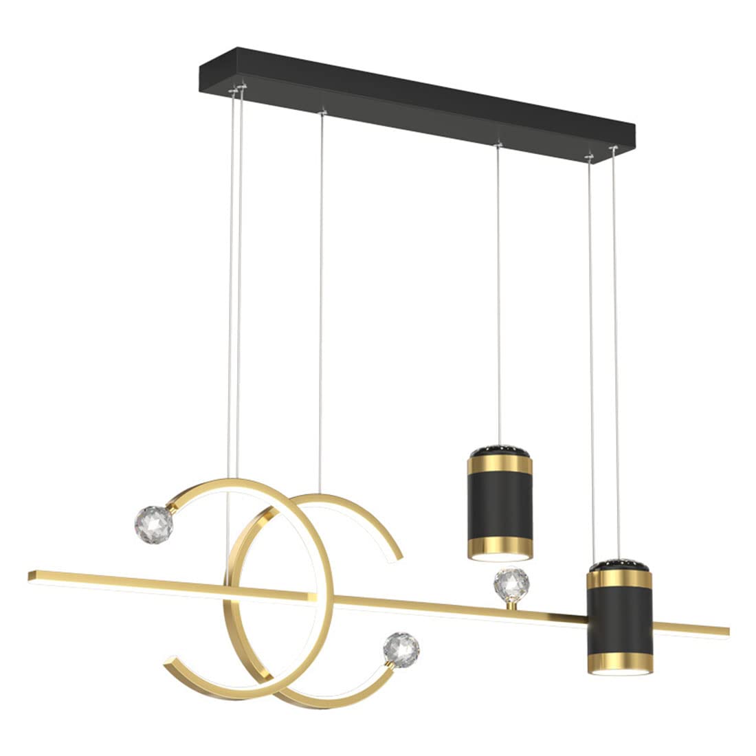 Modern LED Chandelier - Luxury Adjustable Star Projector Light with Remote Control, Dimmable Ceiling Fixture for Dining Room & Living Room | Perfect for Romantic Dinners, Home Theater Ambiance, and Stylish Interior Decor