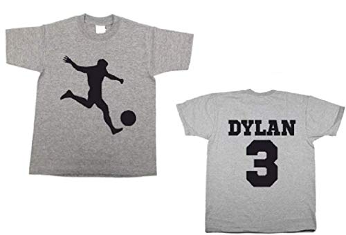Custom Soccer Jersey for Kids & Youth - Personalized Name & Number Football Shirt - Perfect for Games, Training & Team Uniforms
