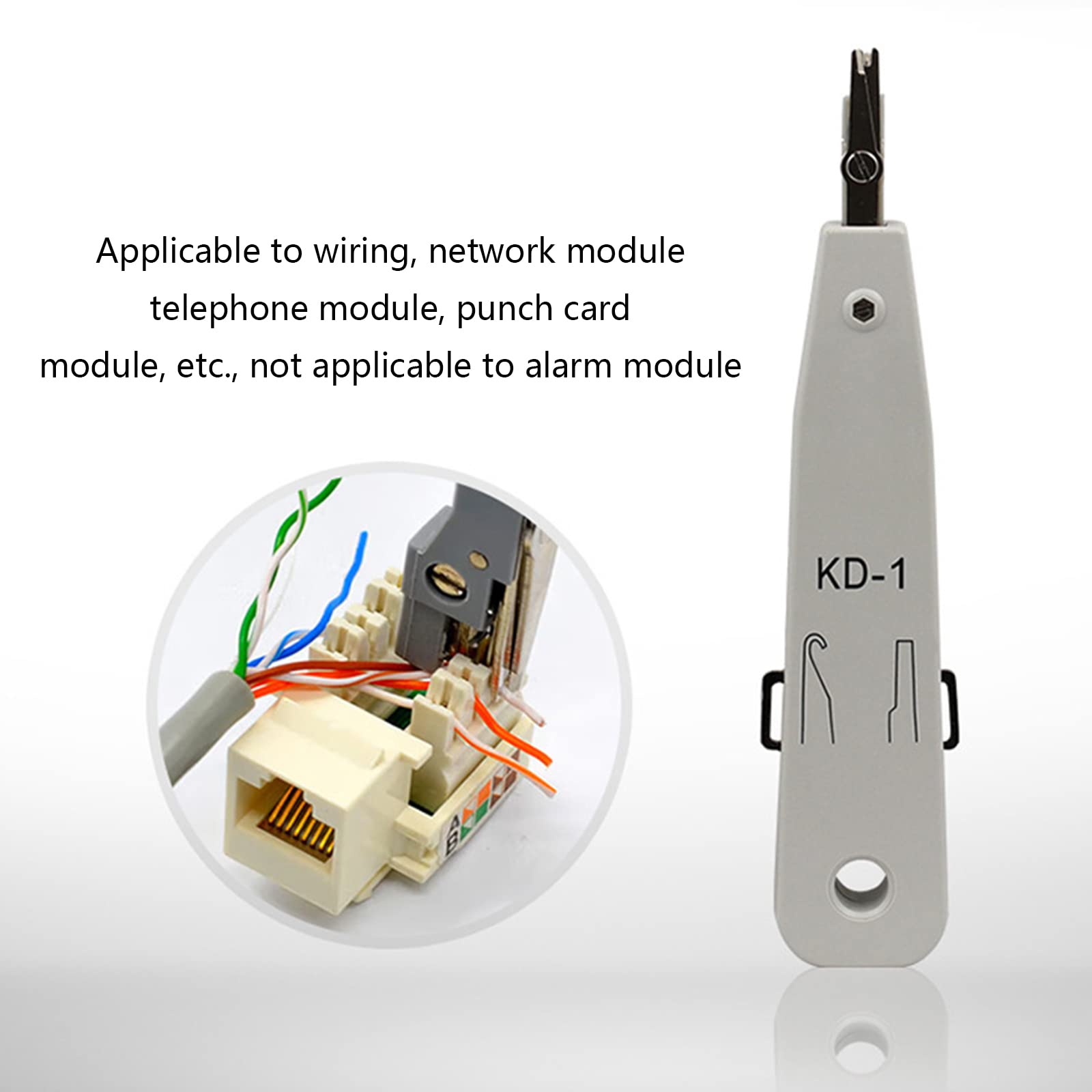 110 Punch Down Tool with Blade - Insert & Cut Terminations in One - 175x34.4mm Network Cable Tool - Perfect for Ethernet Wiring & Telecom Installations