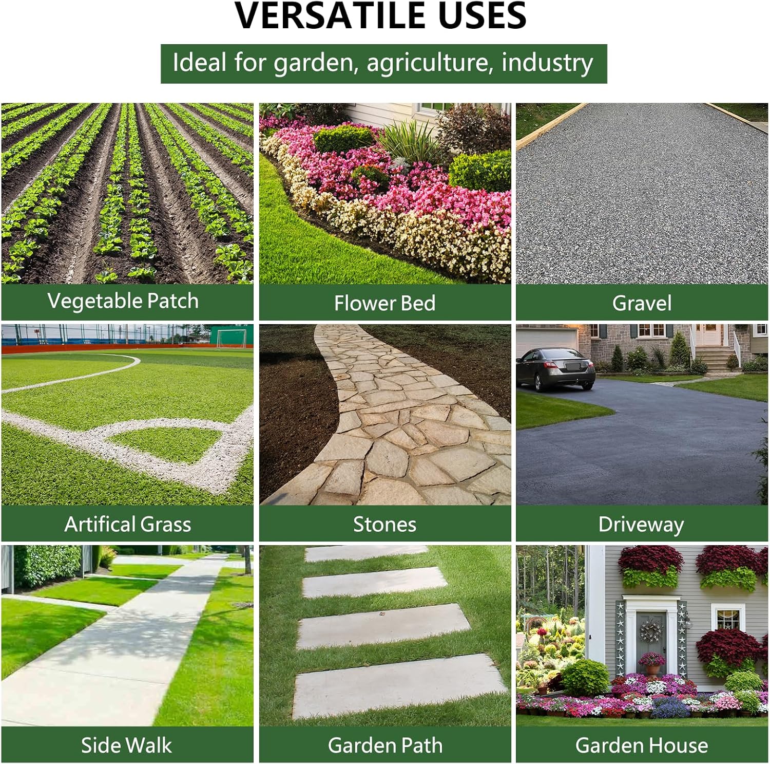 GARVEE 3'x300' 5.8oz Heavy Duty Woven Weed Barrier Fabric - Double Layer Landscape Fabric for Gardens, Driveways & Commercial Landscaping | Weed Control Mat for Flower Beds, Vegetable Gardens & Under Decks