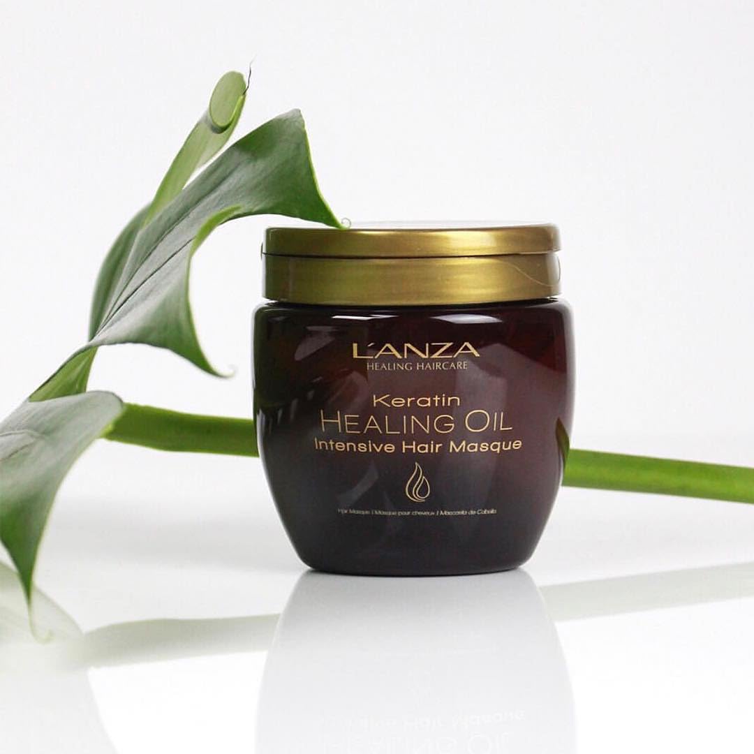 L'ANZA Keratin Healing Oil Intensive Hair Masque - Leave-in Conditioner for Damaged Hair Repair | Nourishing Treatment to Boost Shine, Strength & Prevent Frizz | Cruelty-Free Hair Mask (7.1 Fl Oz) | Perfect for Salon-Quality At-Home Hair Care & Frizz Control