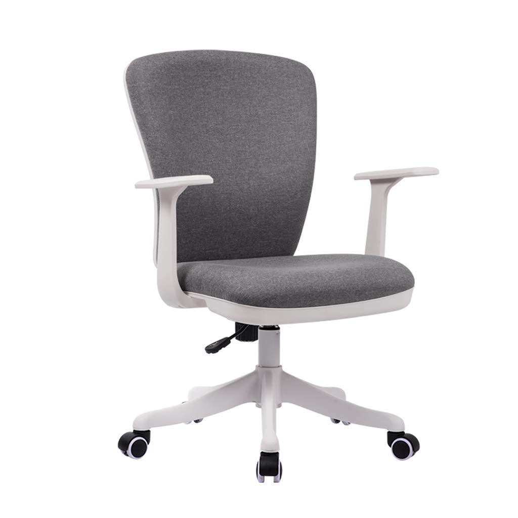 LRXG Ergonomic Office Chair with 3D Thick Padding - Breathable Fabric Computer Desk Chair, Swivel Adjustable Task Chair for Home & Office (Dark Gray) - Perfect for Long Work Hours, Gaming & Study Sessions